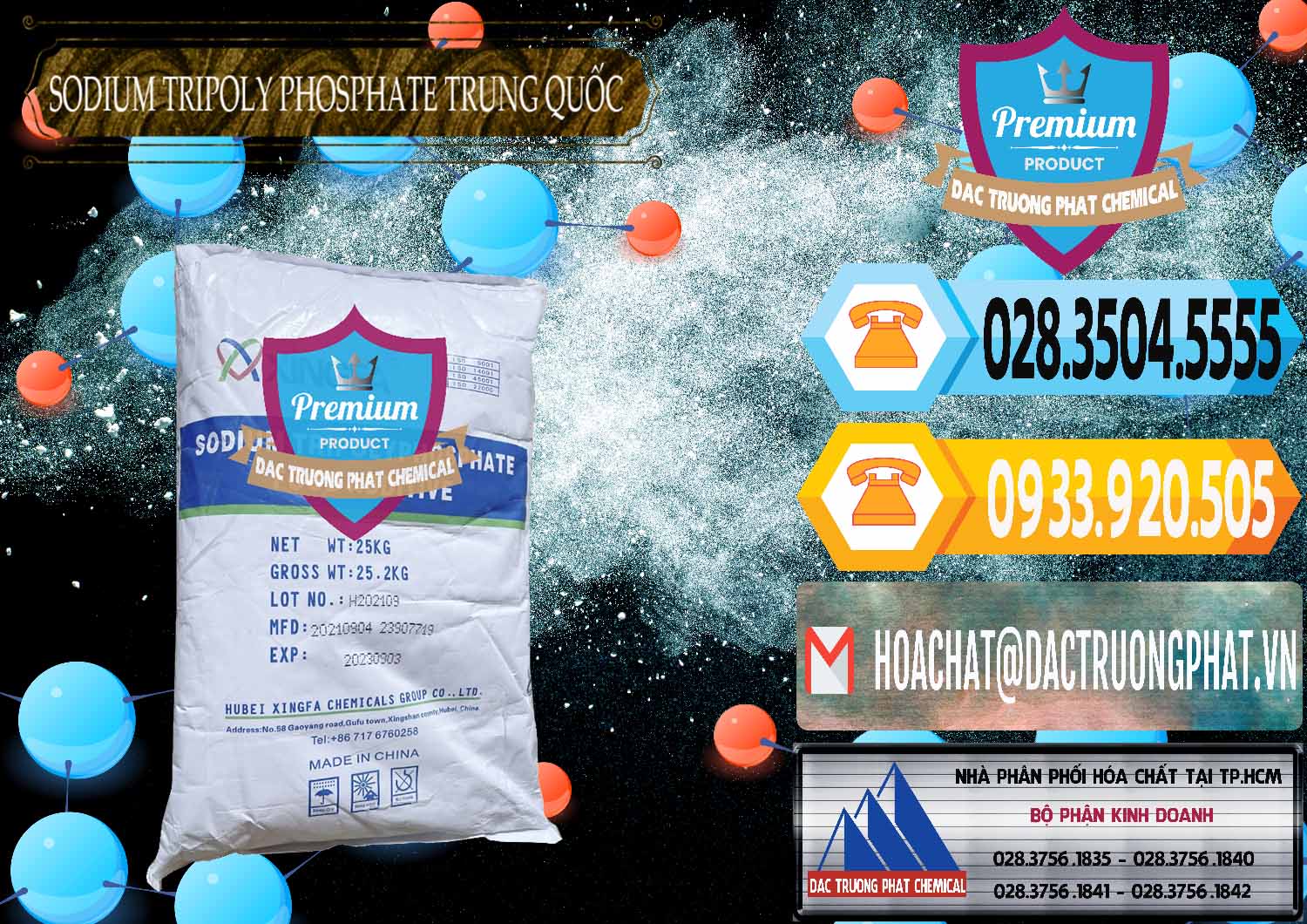 Nơi bán & phân phối Sodium Tripoly Phosphate - STPP 96% Xingfa Trung Quốc China - 0433 - Nơi chuyên kinh doanh - cung cấp hóa chất tại TP.HCM - hoachattayrua.net