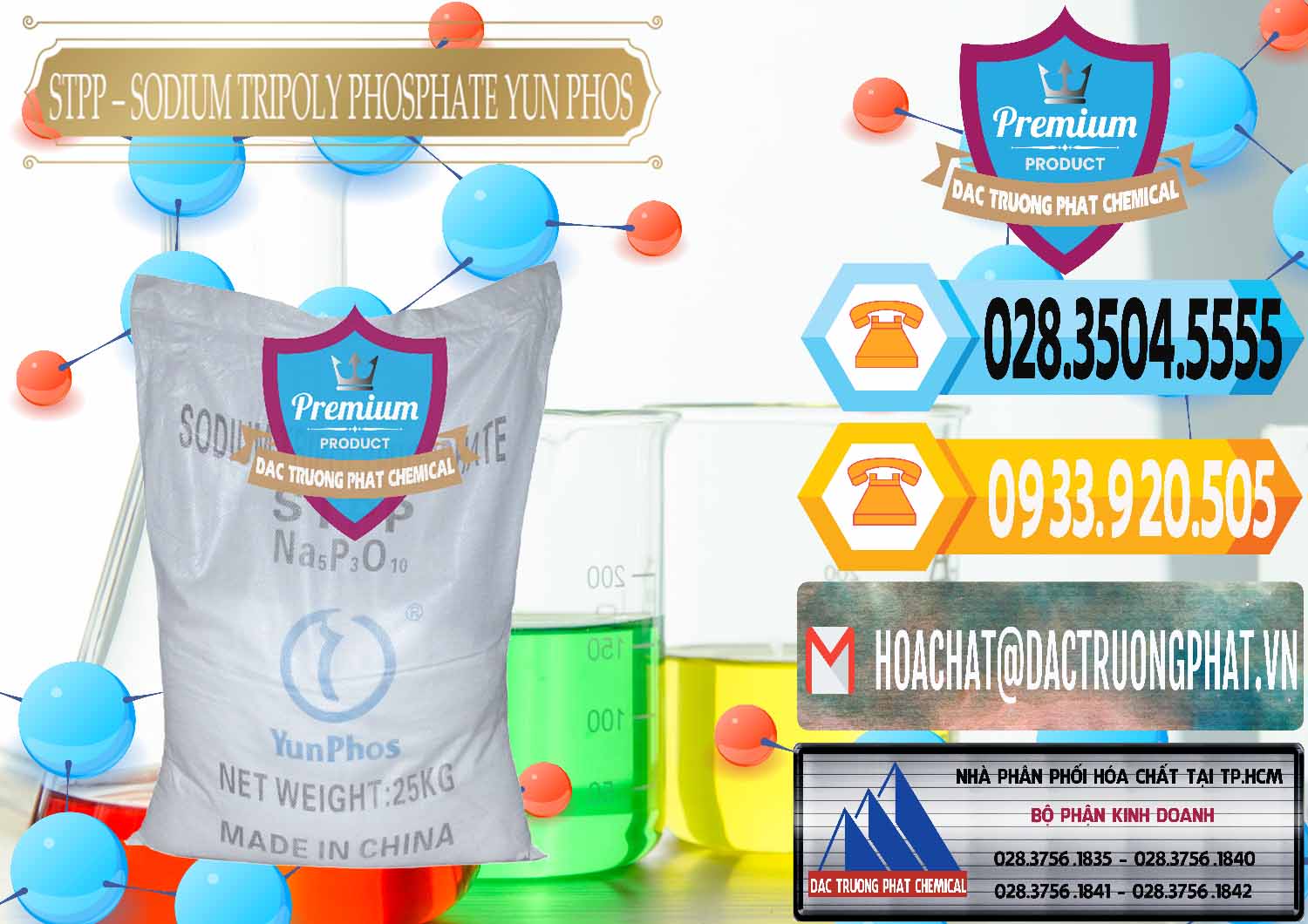 Cty phân phối & bán Sodium Tripoly Phosphate - STPP Yun Phos Trung Quốc China - 0153 - Nhà cung cấp _ kinh doanh hóa chất tại TP.HCM - hoachattayrua.net