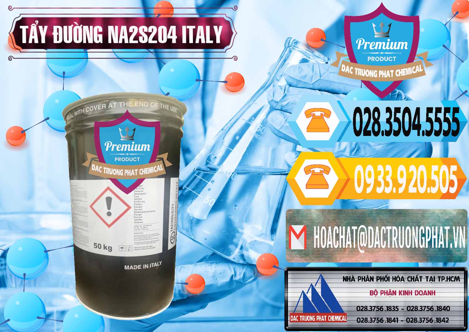 Chuyên bán ( phân phối ) Tẩy Đường - NA2S2O4 Ý Italy - 0422 - Phân phối & cung ứng hóa chất tại TP.HCM - hoachattayrua.net