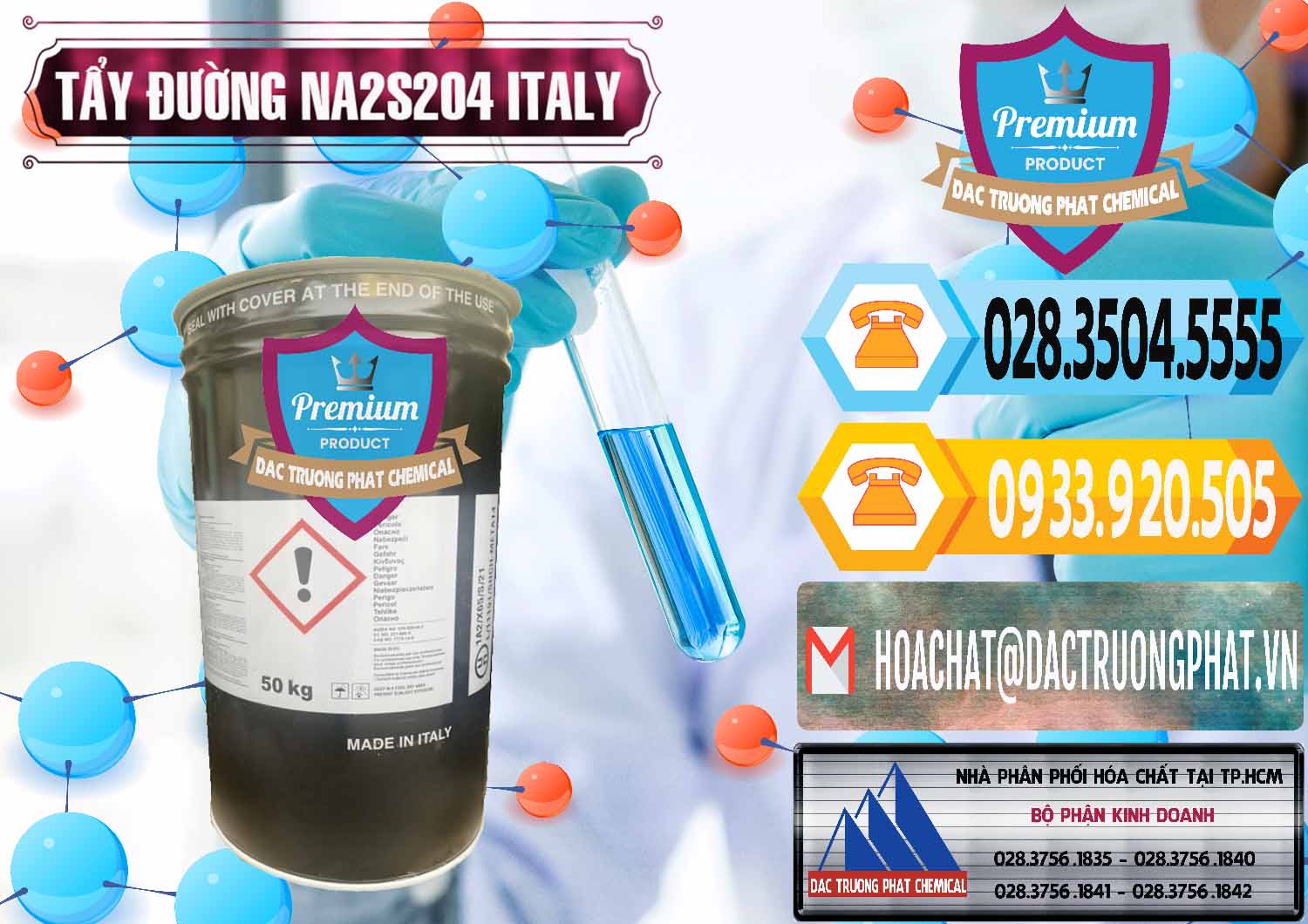 Đơn vị kinh doanh - bán Tẩy Đường - NA2S2O4 Ý Italy - 0422 - Chuyên cung ứng _ phân phối hóa chất tại TP.HCM - hoachattayrua.net