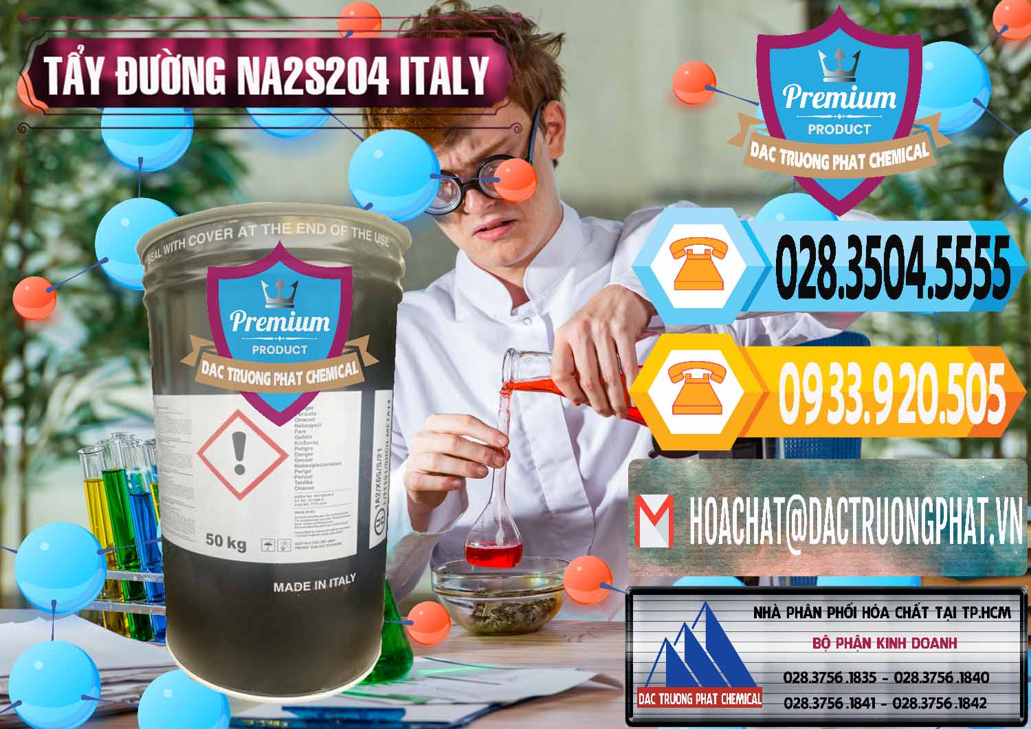Nơi nhập khẩu _ bán Tẩy Đường - NA2S2O4 Ý Italy - 0422 - Cty chuyên kinh doanh _ phân phối hóa chất tại TP.HCM - hoachattayrua.net