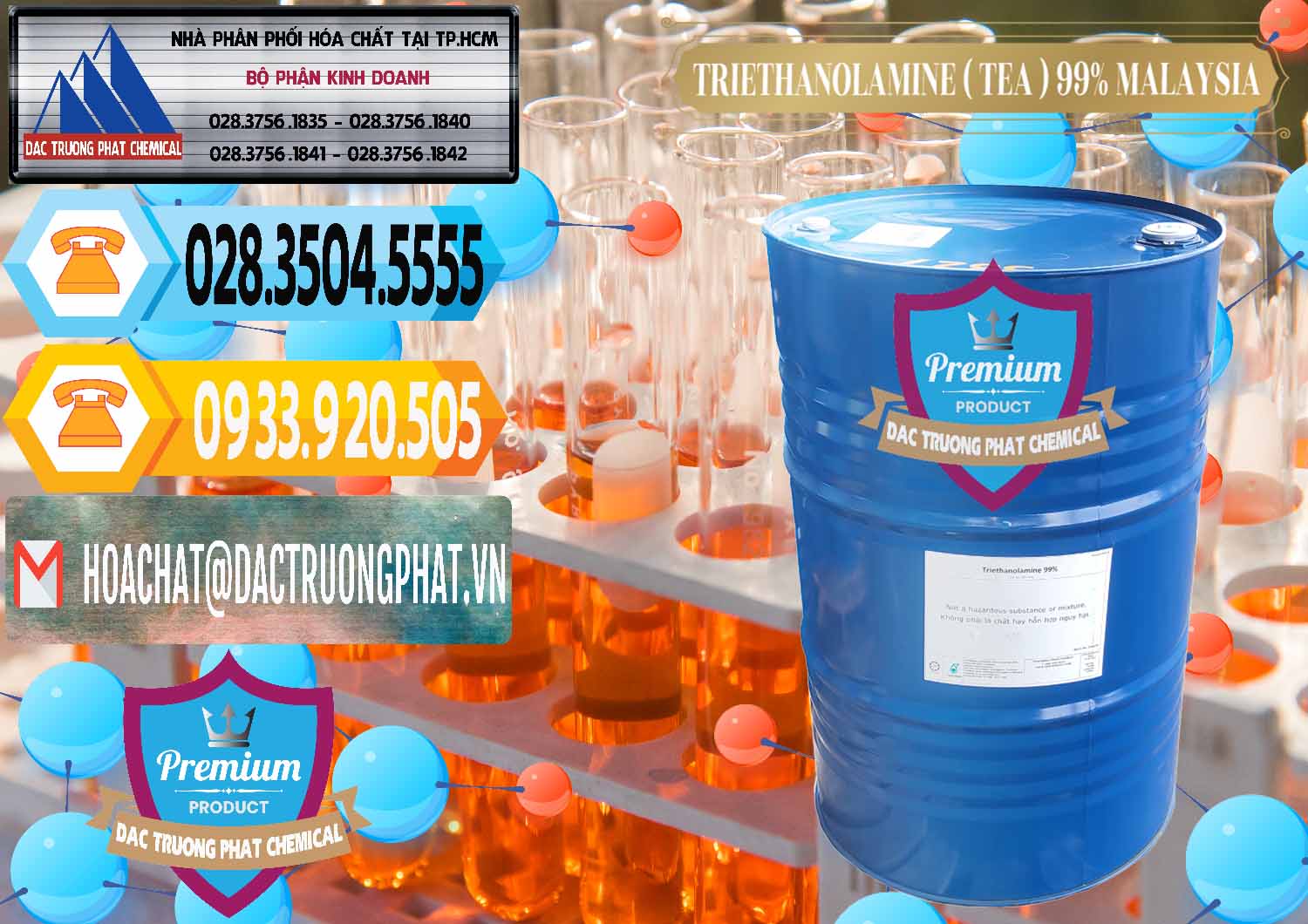 Công ty chuyên cung cấp ( bán ) TEA - Triethanolamine 99% Mã Lai Malaysia - 0323 - Nơi cung ứng _ phân phối hóa chất tại TP.HCM - hoachattayrua.net