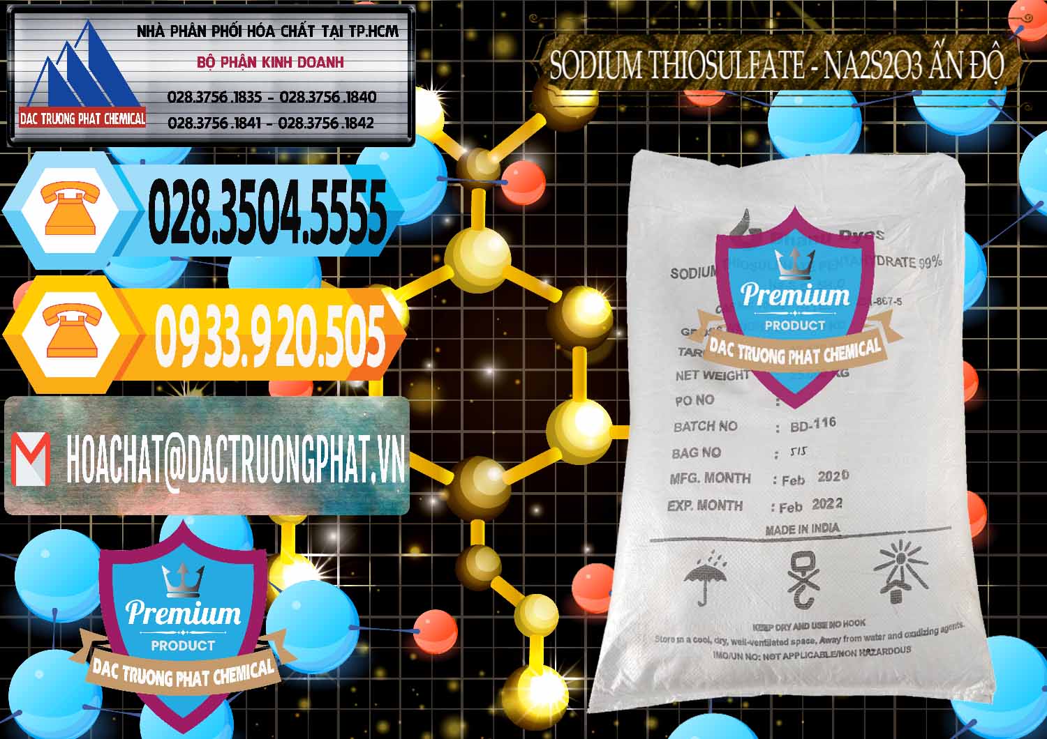 Cty chuyên kinh doanh & bán Sodium Thiosulfate - NA2S2O3 Ấn Độ India Bhanu Dyes - 0202 - Công ty kinh doanh & cung cấp hóa chất tại TP.HCM - hoachattayrua.net