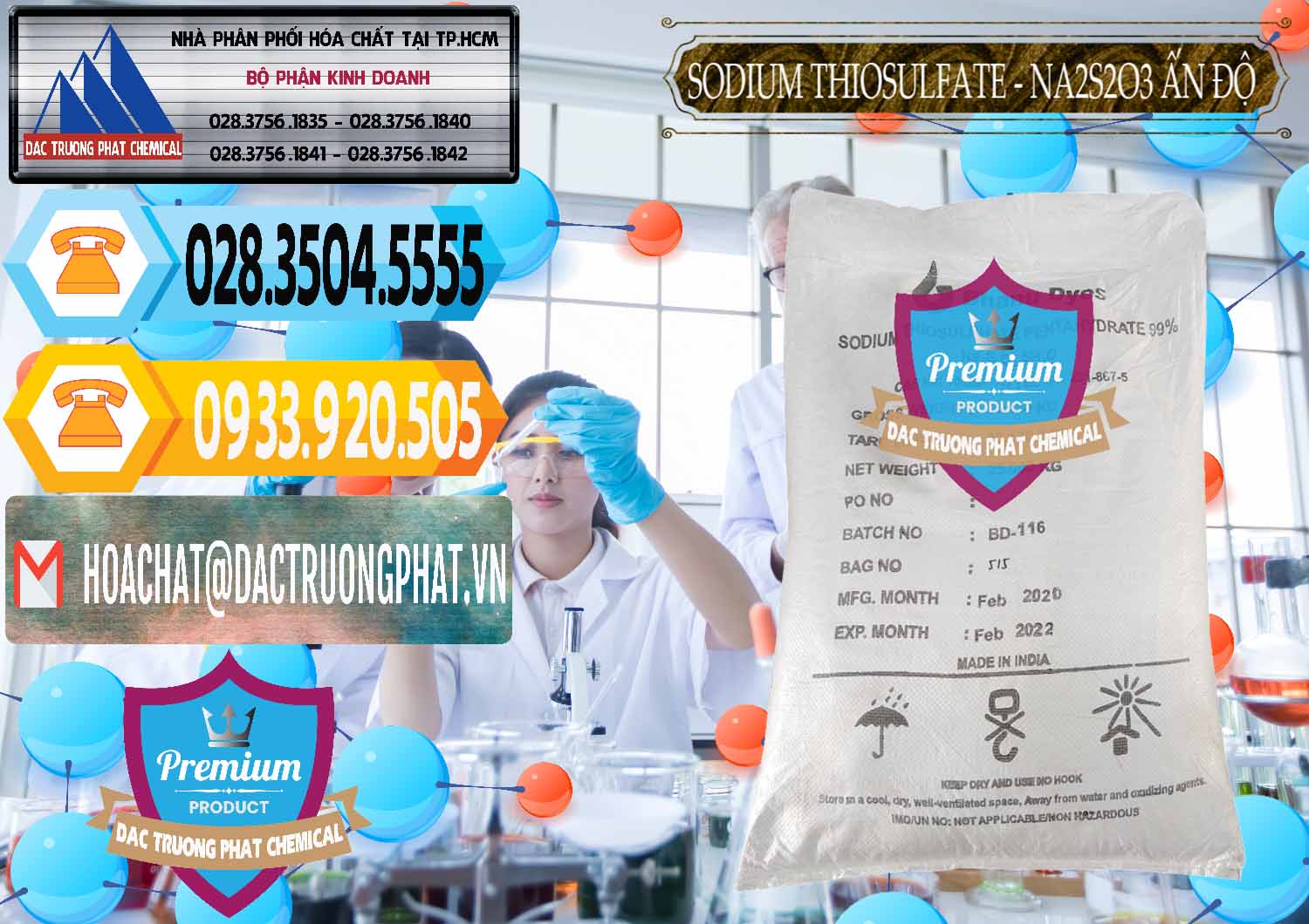 Nơi kinh doanh và bán Sodium Thiosulfate - NA2S2O3 Ấn Độ India Bhanu Dyes - 0202 - Công ty phân phối - cung cấp hóa chất tại TP.HCM - hoachattayrua.net