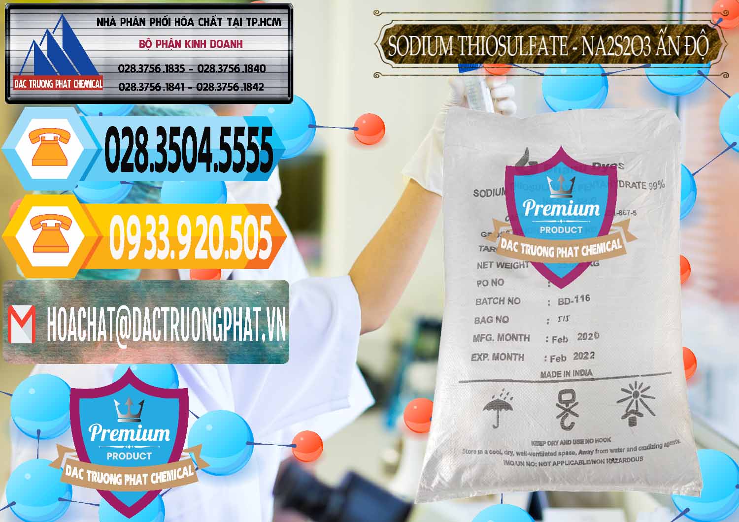 Cty bán ( cung ứng ) Sodium Thiosulfate - NA2S2O3 Ấn Độ India Bhanu Dyes - 0202 - Công ty cung cấp - bán hóa chất tại TP.HCM - hoachattayrua.net