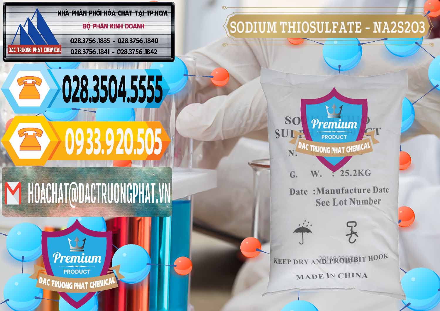 Chuyên cung ứng & bán Sodium Thiosulfate - NA2S2O3 Trung Quốc China - 0151 - Cty phân phối và cung cấp hóa chất tại TP.HCM - hoachattayrua.net
