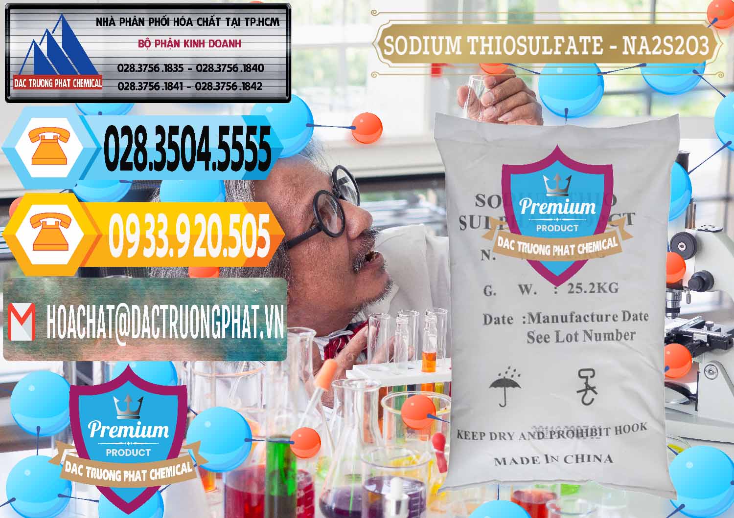 Nơi chuyên nhập khẩu _ bán Sodium Thiosulfate - NA2S2O3 Trung Quốc China - 0151 - Chuyên cung cấp _ kinh doanh hóa chất tại TP.HCM - hoachattayrua.net