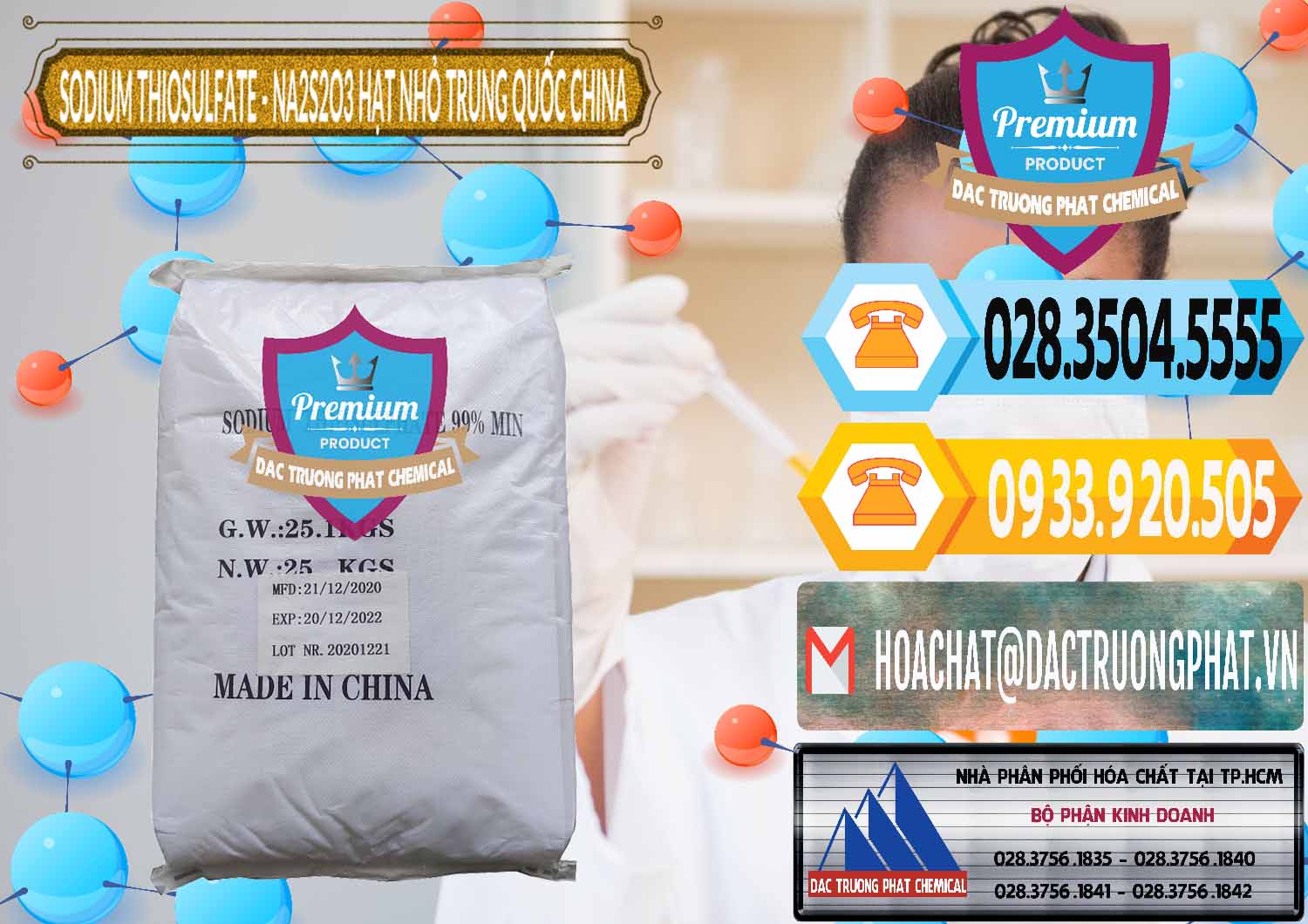 Nơi chuyên kinh doanh _ bán Sodium Thiosulfate - NA2S2O3 Hạt Nhỏ Trung Quốc China - 0204 - Đơn vị chuyên bán - phân phối hóa chất tại TP.HCM - hoachattayrua.net