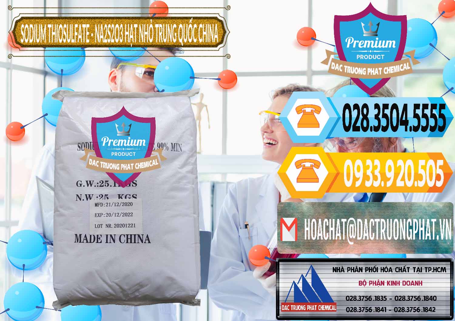 Công ty bán & cung ứng Sodium Thiosulfate - NA2S2O3 Hạt Nhỏ Trung Quốc China - 0204 - Đơn vị bán và phân phối hóa chất tại TP.HCM - hoachattayrua.net