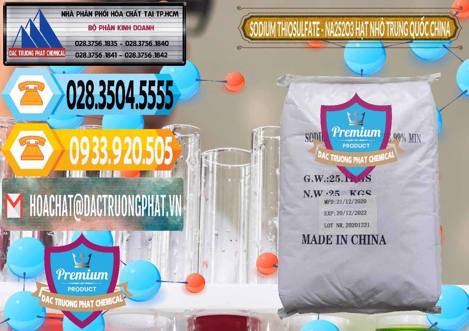 Cty bán - cung cấp Sodium Thiosulfate - NA2S2O3 Hạt Nhỏ Trung Quốc China - 0204 - Công ty chuyên phân phối - bán hóa chất tại TP.HCM - hoachattayrua.net