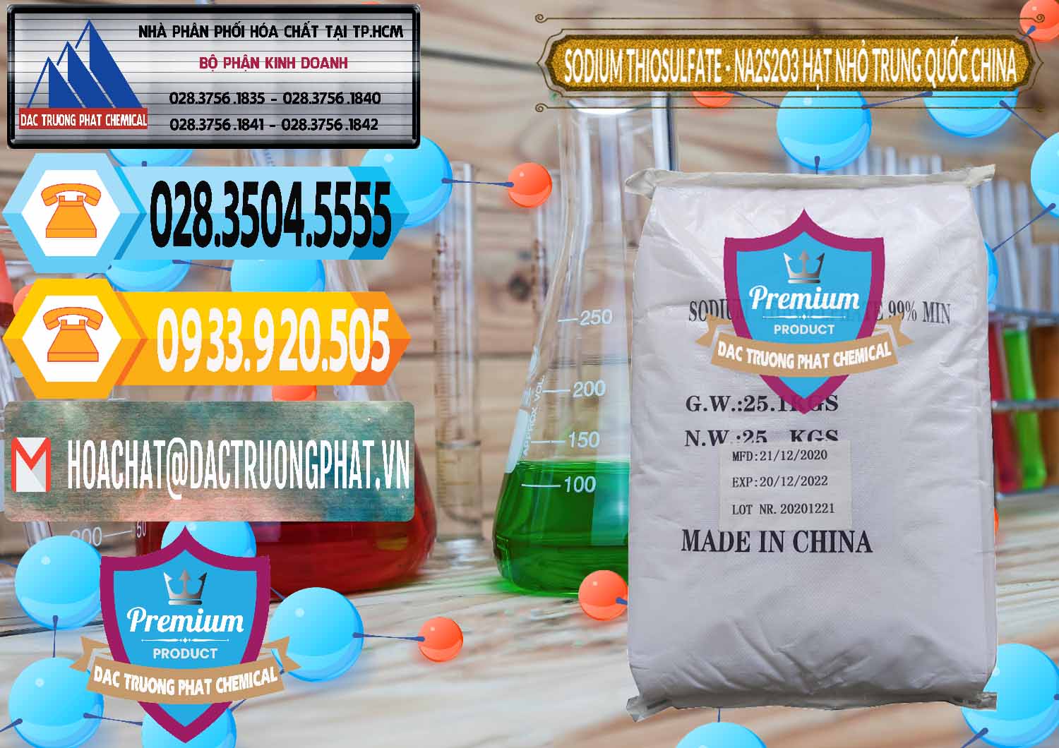 Nơi nhập khẩu - bán Sodium Thiosulfate - NA2S2O3 Hạt Nhỏ Trung Quốc China - 0204 - Nơi cung cấp - nhập khẩu hóa chất tại TP.HCM - hoachattayrua.net