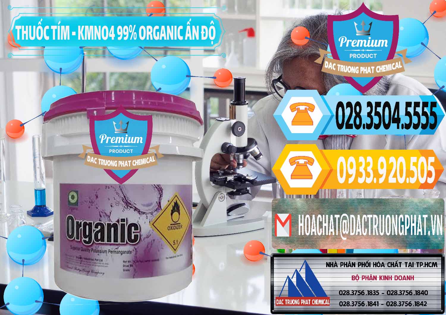 Đơn vị bán ( cung cấp ) Thuốc Tím - KMNO4 99% Organic Ấn Độ India - 0216 - Phân phối & nhập khẩu hóa chất tại TP.HCM - hoachattayrua.net