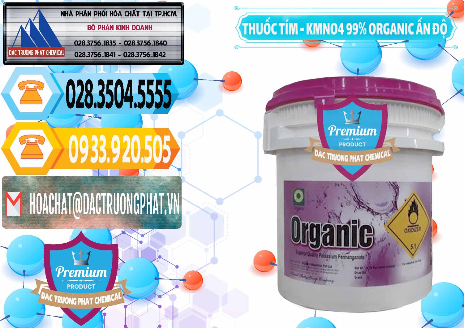 Công ty chuyên kinh doanh - bán Thuốc Tím - KMNO4 99% Organic Ấn Độ India - 0216 - Cty chuyên cung cấp ( bán ) hóa chất tại TP.HCM - hoachattayrua.net