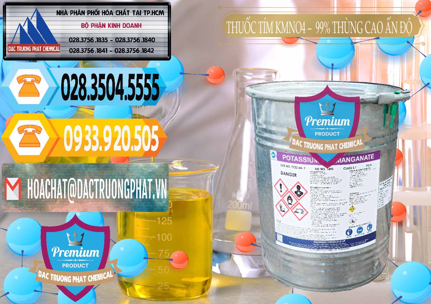 Nơi chuyên bán - cung ứng Thuốc Tím - KMNO4 Thùng Cao 99% Magnesia Chemicals Ấn Độ India - 0164 - Cty cung cấp ( nhập khẩu ) hóa chất tại TP.HCM - hoachattayrua.net