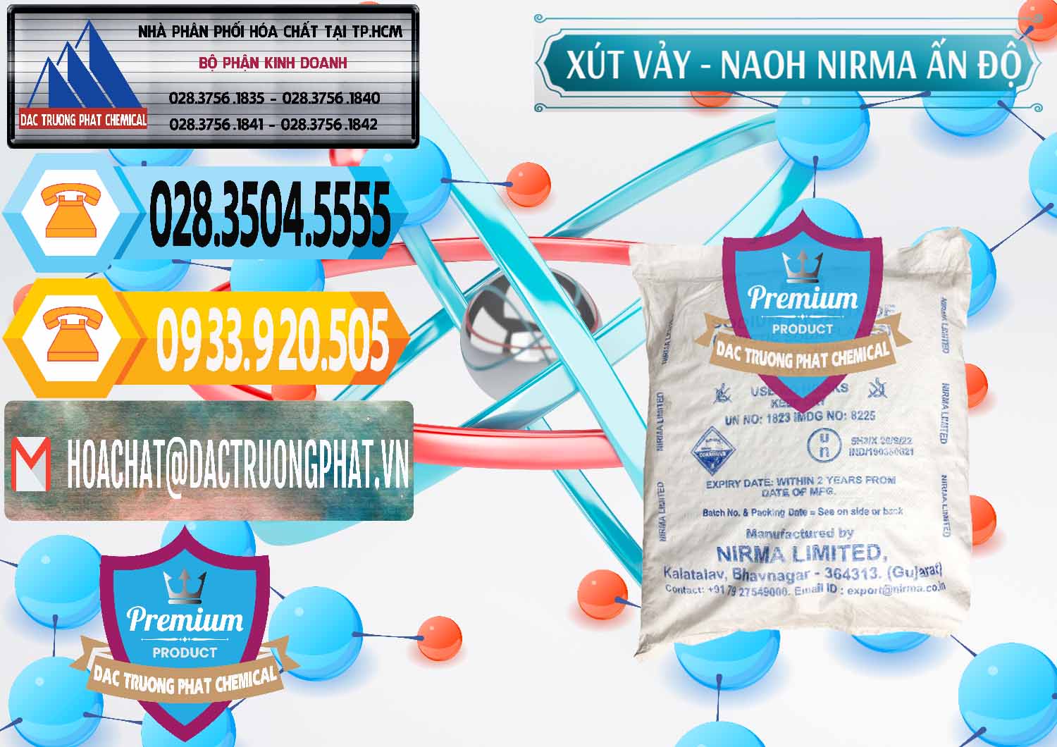 Công ty cung cấp & bán Xút Vảy - NaOH Vảy Nirma Ấn Độ India - 0371 - Chuyên phân phối - nhập khẩu hóa chất tại TP.HCM - hoachattayrua.net