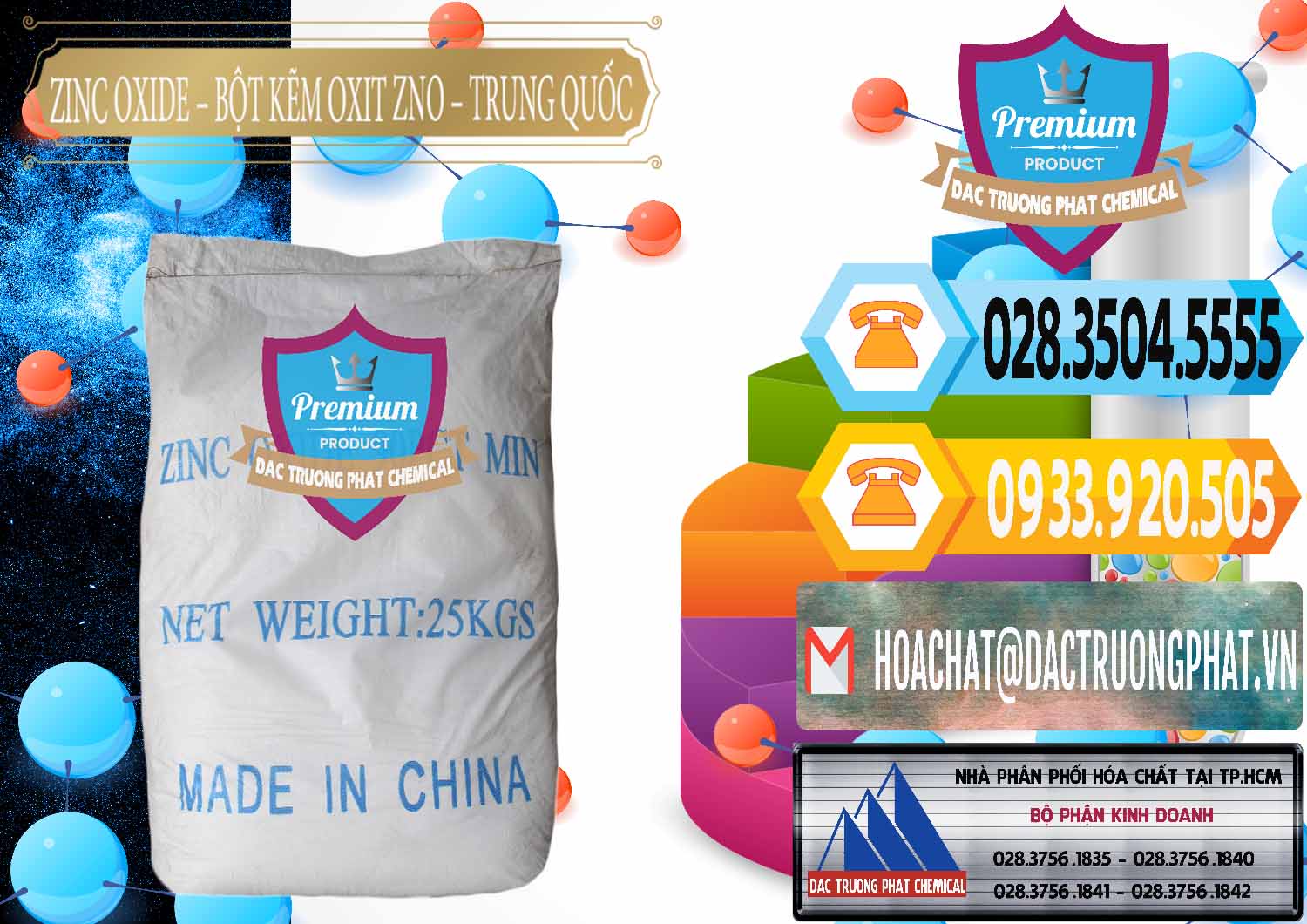 Công ty chuyên bán và cung ứng Zinc Oxide - Bột Kẽm Oxit ZNO Trung Quốc China - 0182 - Cung cấp và kinh doanh hóa chất tại TP.HCM - hoachattayrua.net