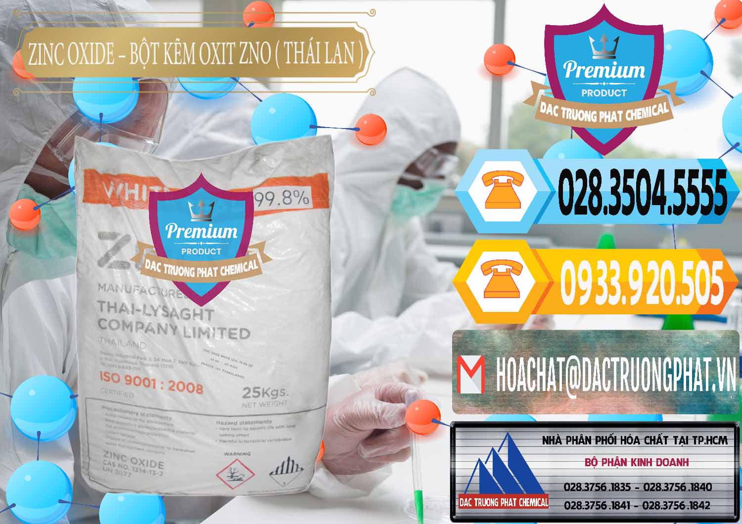 Bán _ cung ứng Zinc Oxide - Bột Kẽm Oxit ZNO Thái Lan Thailand - 0181 - Công ty nhập khẩu và cung cấp hóa chất tại TP.HCM - hoachattayrua.net