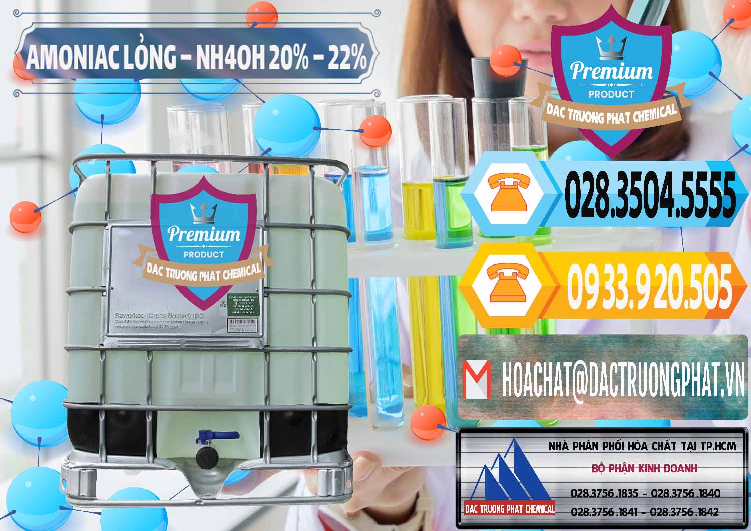 Cty cung ứng & bán Amoniac Lỏng – NH4OH 20% – 22% Việt Nam - 0185 - Cty bán _ phân phối hóa chất tại TP.HCM - hoachattayrua.net