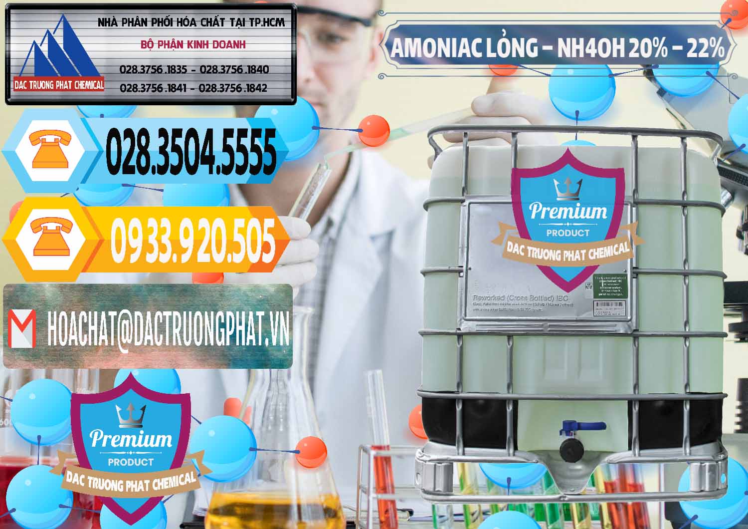 Nơi chuyên cung ứng _ bán Amoniac Lỏng – NH4OH 20% – 22% Việt Nam - 0185 - Đơn vị bán - cung cấp hóa chất tại TP.HCM - hoachattayrua.net