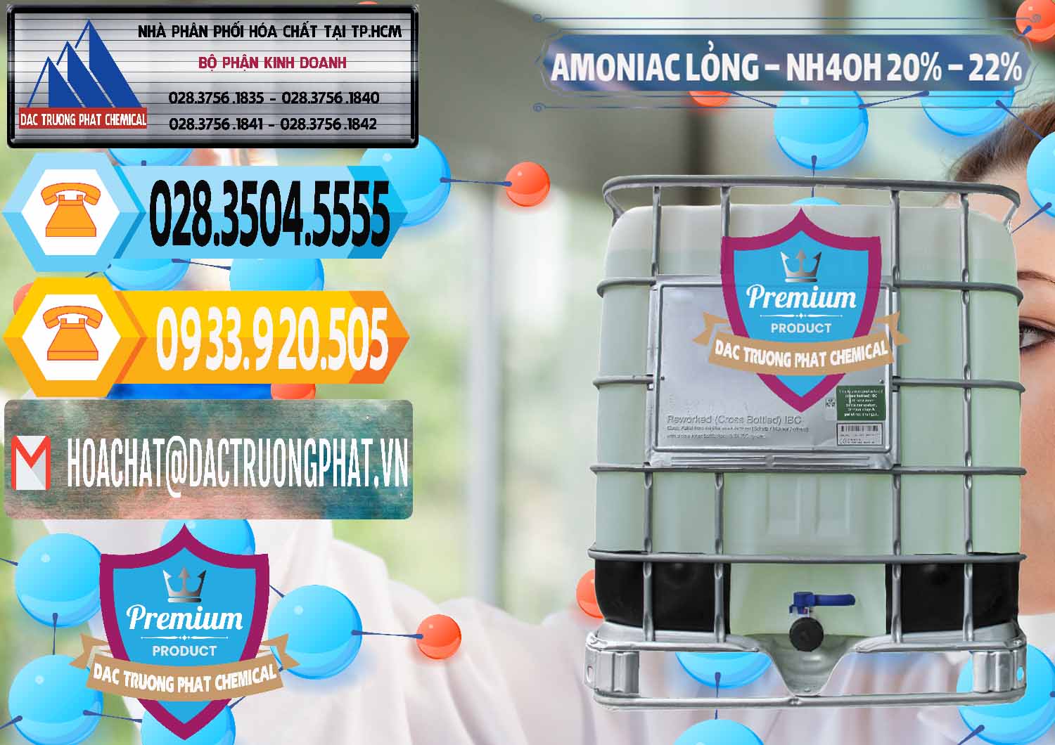 Chuyên phân phối - bán Amoniac Lỏng – NH4OH 20% – 22% Việt Nam - 0185 - Đơn vị cung cấp _ kinh doanh hóa chất tại TP.HCM - hoachattayrua.net