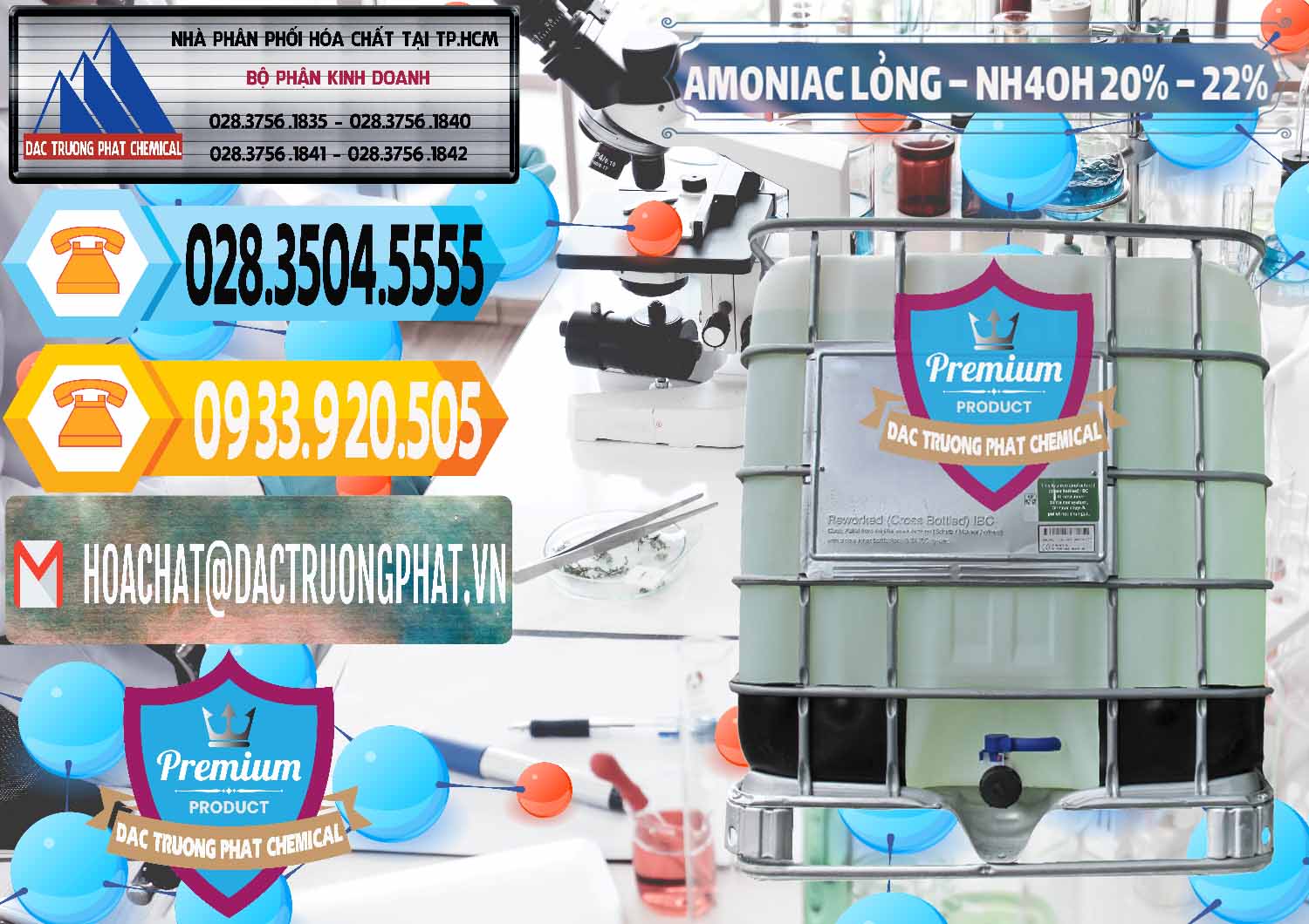 Cung ứng & bán Amoniac Lỏng – NH4OH 20% – 22% Việt Nam - 0185 - Đơn vị chuyên bán và cung ứng hóa chất tại TP.HCM - hoachattayrua.net