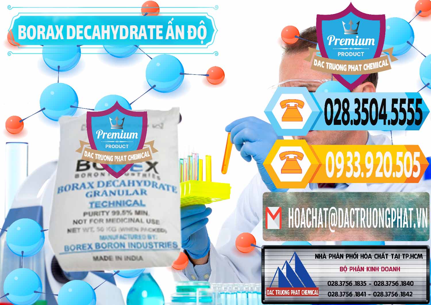 Đơn vị chuyên phân phối - bán Borax Decahydrate Ấn Độ India - 0449 - Cty cung cấp ( bán ) hóa chất tại TP.HCM - hoachattayrua.net