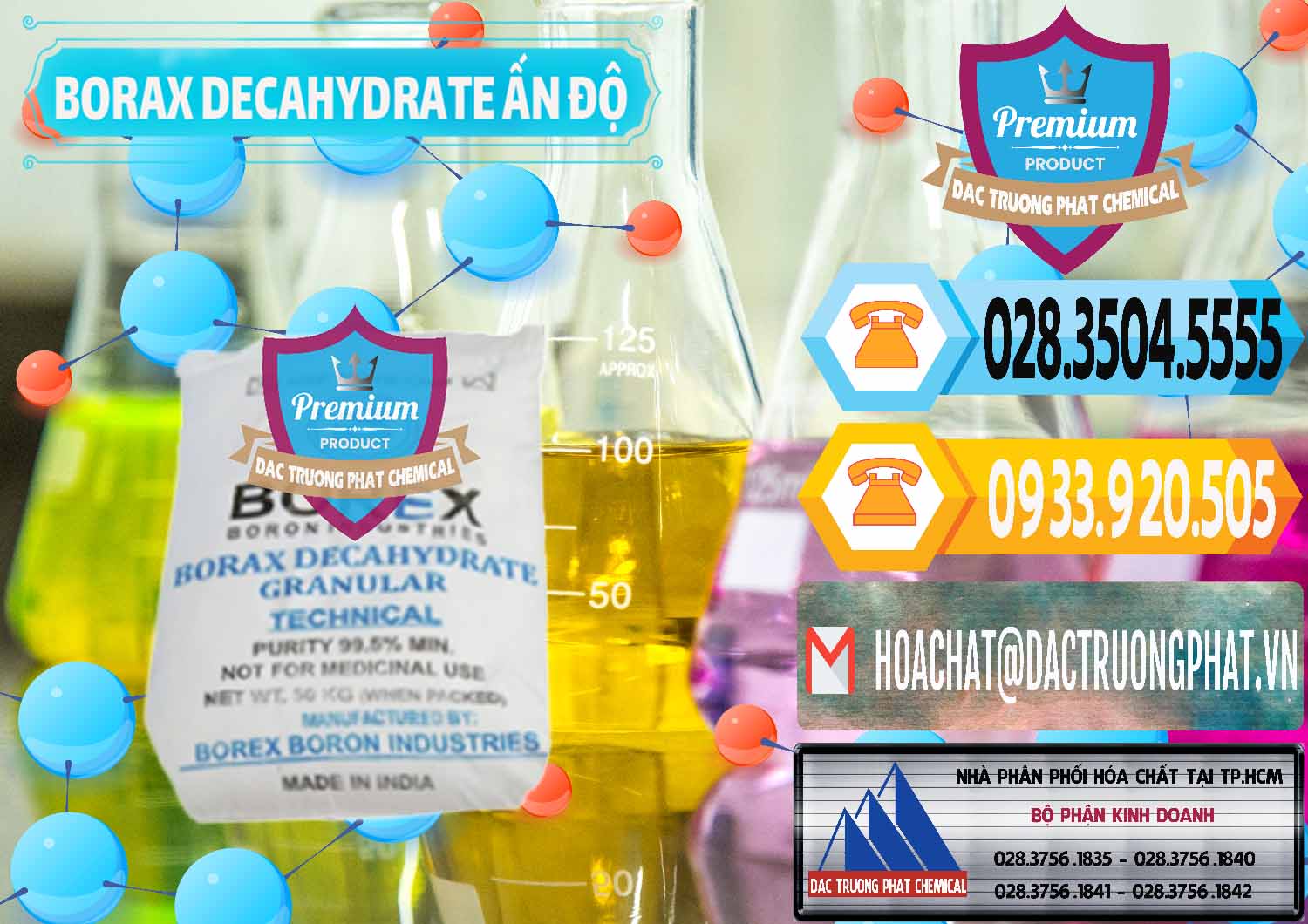 Nơi chuyên cung cấp và bán Borax Decahydrate Ấn Độ India - 0449 - Bán _ cung cấp hóa chất tại TP.HCM - hoachattayrua.net