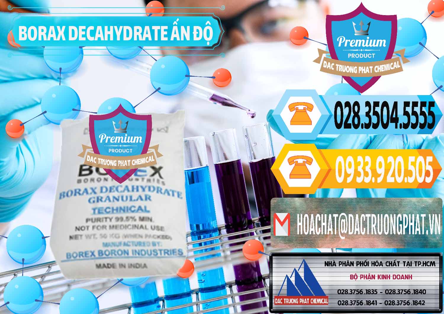 Kinh doanh _ bán Borax Decahydrate Ấn Độ India - 0449 - Cty chuyên cung cấp ( kinh doanh ) hóa chất tại TP.HCM - hoachattayrua.net