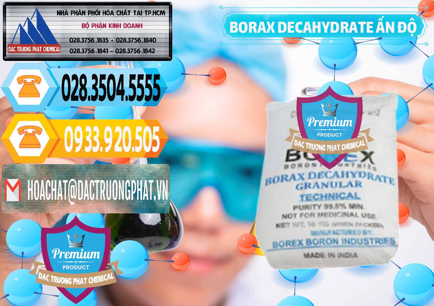 Cty chuyên kinh doanh ( bán ) Borax Decahydrate Ấn Độ India - 0449 - Công ty phân phối và cung ứng hóa chất tại TP.HCM - hoachattayrua.net