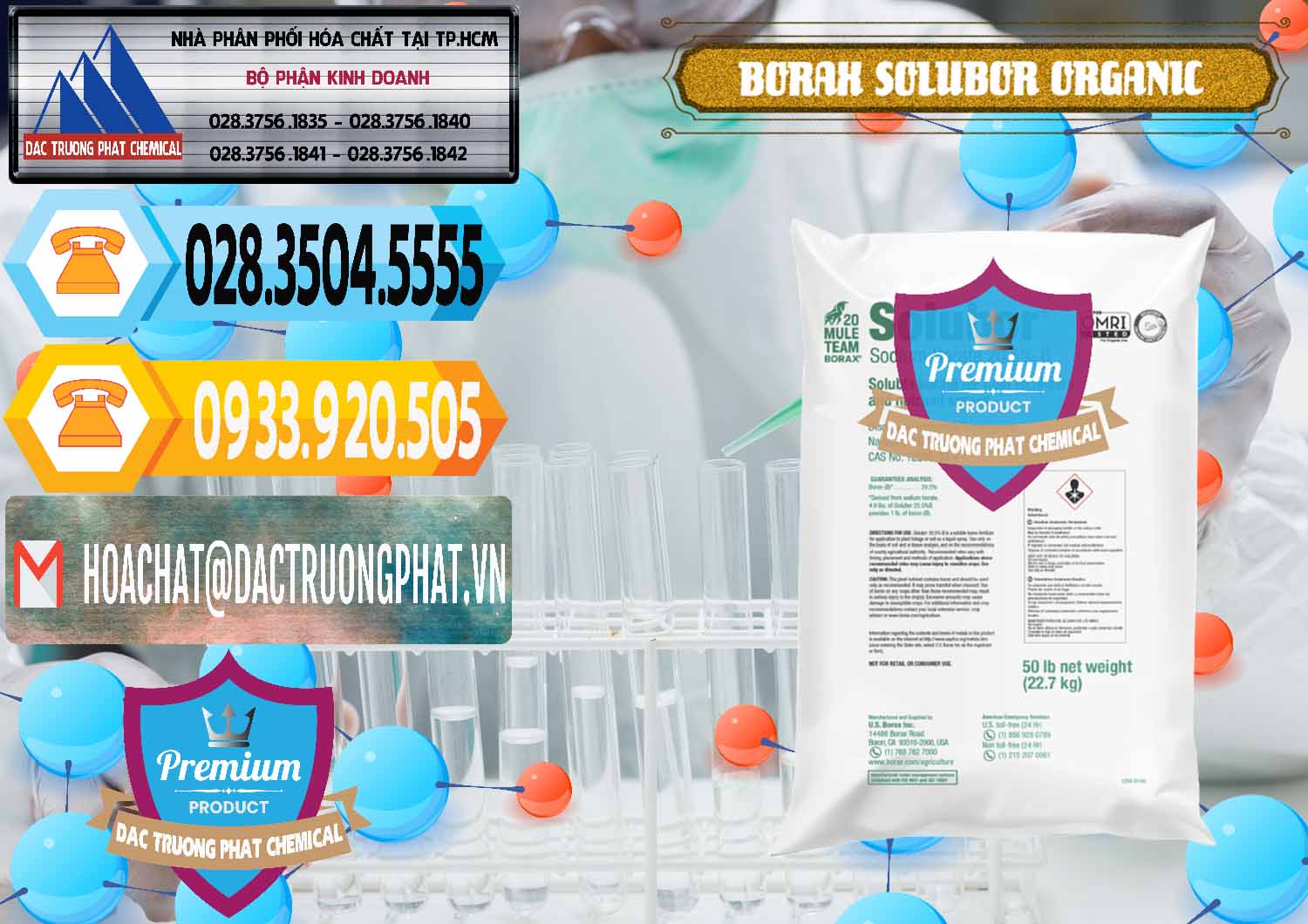 Nơi bán _ cung cấp Borax Hữu Cơ Solubor Organic Mỹ Usa - Mule 20 Team - 0458 - Nhập khẩu ( cung cấp ) hóa chất tại TP.HCM - hoachattayrua.net