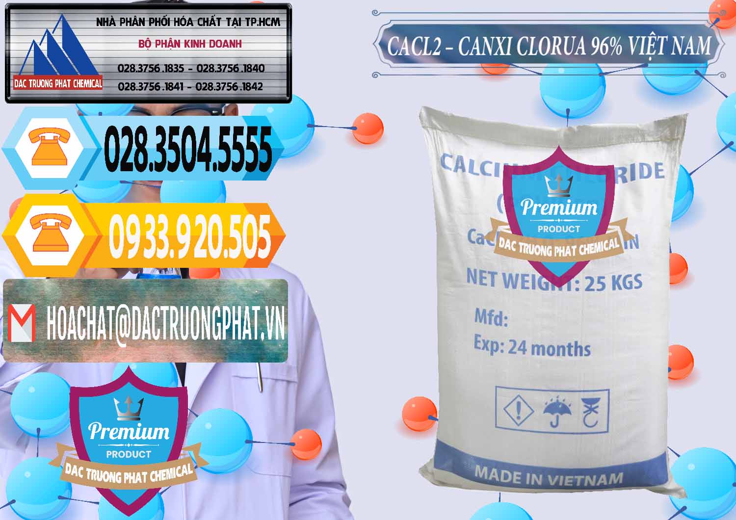 Cty chuyên phân phối và bán CaCl2 – Canxi Clorua 96% Việt Nam - 0236 - Đơn vị chuyên cung cấp - bán hóa chất tại TP.HCM - hoachattayrua.net