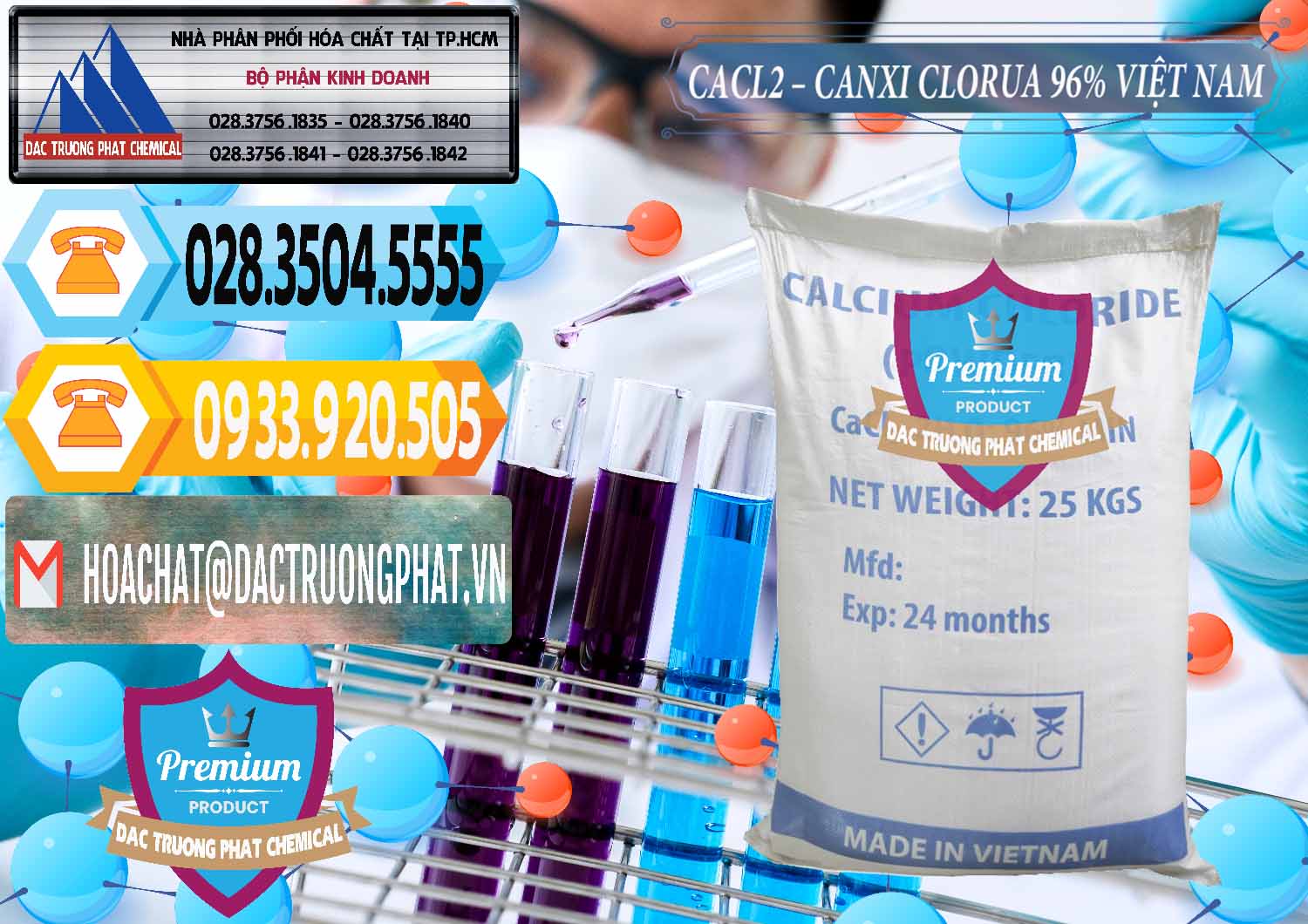 Chuyên cung cấp - bán CaCl2 – Canxi Clorua 96% Việt Nam - 0236 - Cty bán & cung ứng hóa chất tại TP.HCM - hoachattayrua.net