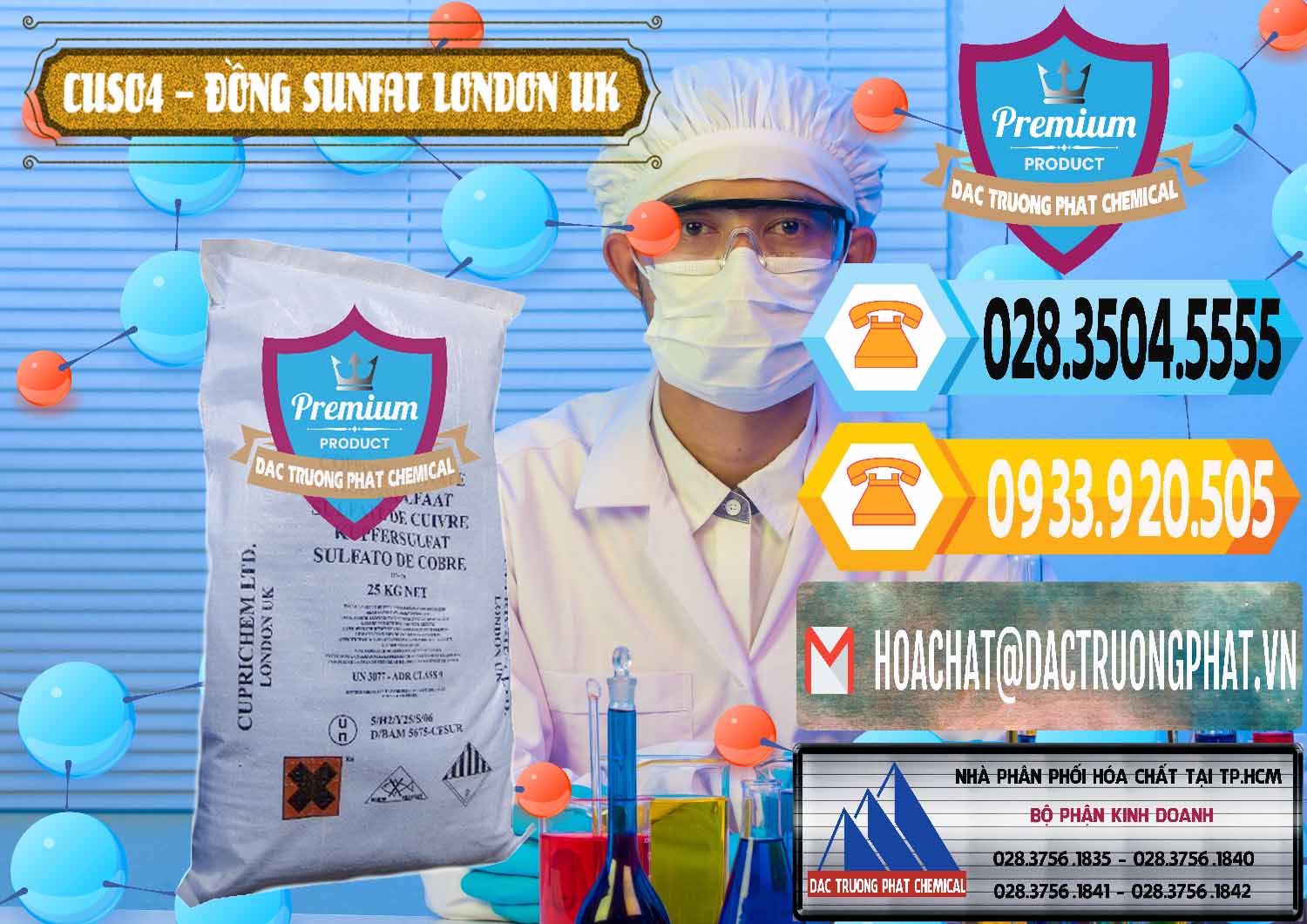 Cty chuyên nhập khẩu _ bán CuSO4 – Đồng Sunfat Anh Uk Kingdoms - 0478 - Đơn vị chuyên cung cấp và nhập khẩu hóa chất tại TP.HCM - hoachattayrua.net