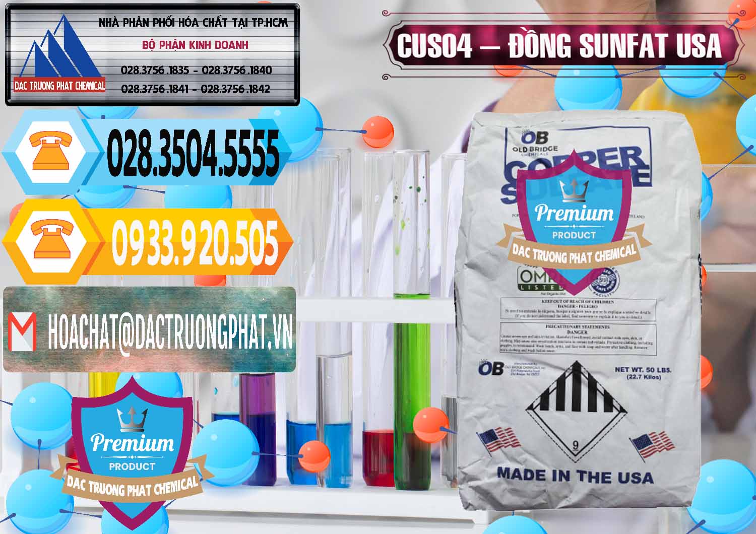 Cty phân phối & bán CuSO4 – Đồng Sunfat Mỹ USA - 0479 - Công ty bán _ cung cấp hóa chất tại TP.HCM - hoachattayrua.net