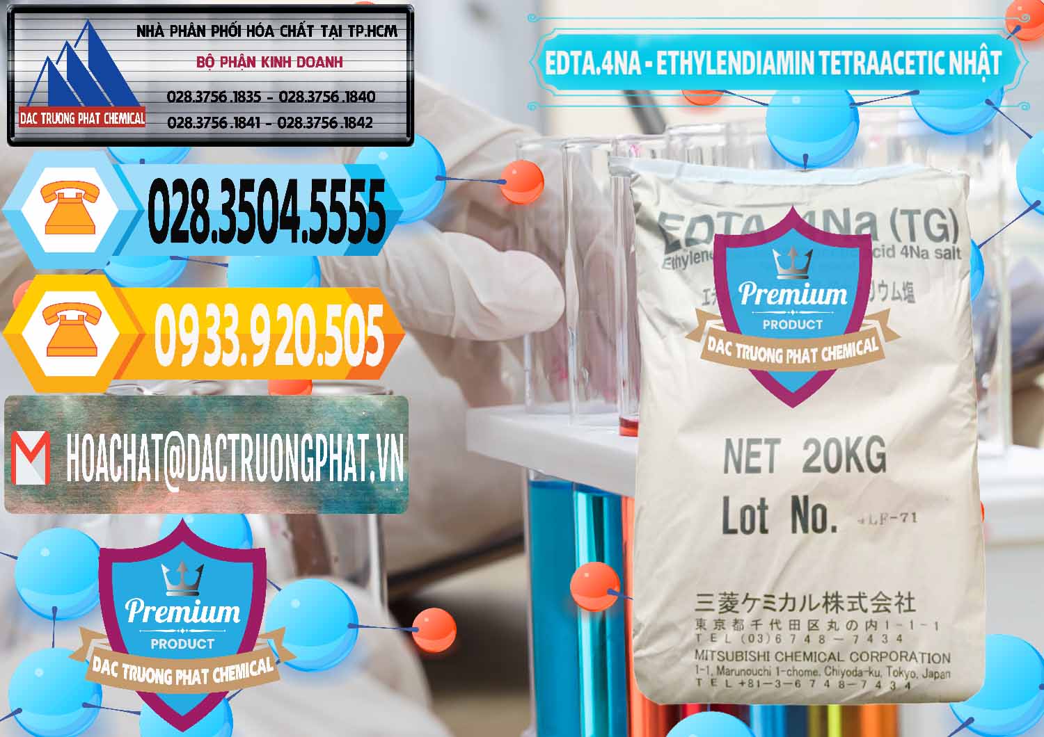 Chuyên bán & cung ứng EDTA 4Na - Ethylendiamin Tetraacetic Nhật Bản Japan - 0482 - Nơi chuyên bán & cung cấp hóa chất tại TP.HCM - hoachattayrua.net