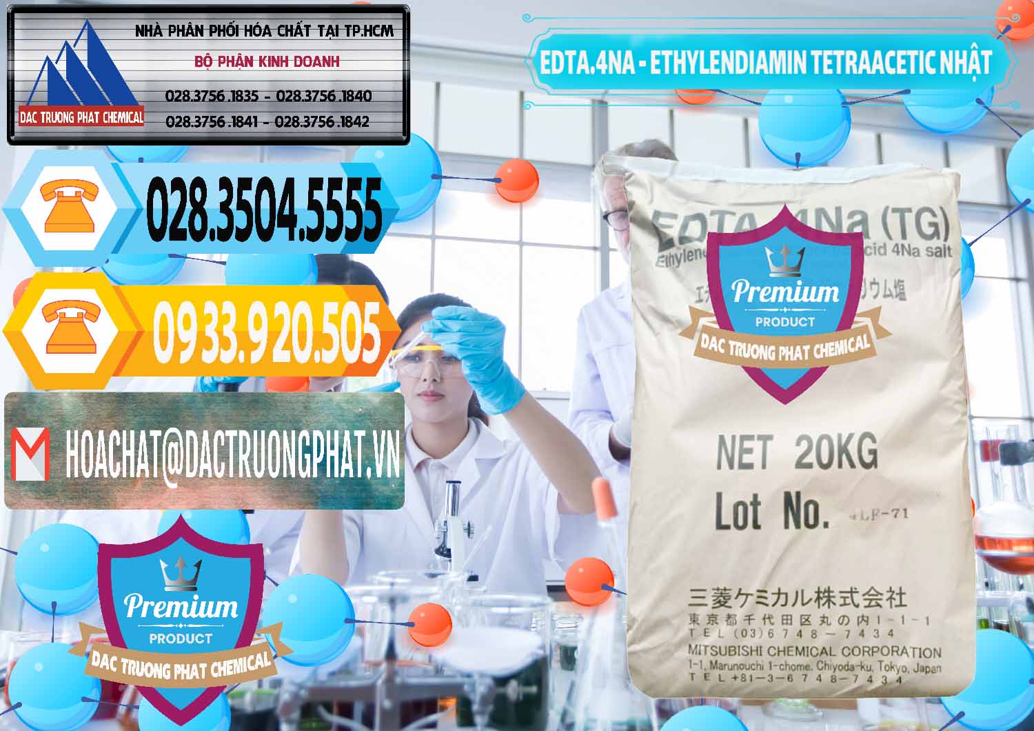 Đơn vị chuyên phân phối _ bán EDTA 4Na - Ethylendiamin Tetraacetic Nhật Bản Japan - 0482 - Đơn vị chuyên nhập khẩu - phân phối hóa chất tại TP.HCM - hoachattayrua.net