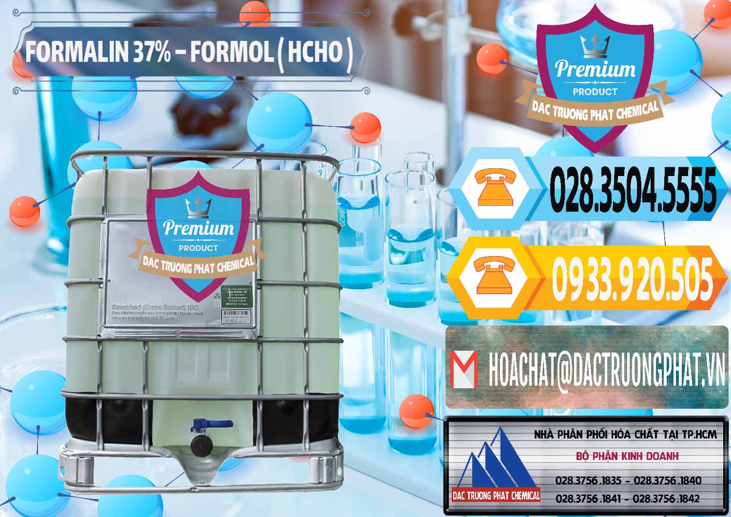 Nơi phân phối & cung cấp Formalin - Formol ( HCHO ) 37% Việt Nam - 0187 - Đơn vị chuyên cung cấp - bán hóa chất tại TP.HCM - hoachattayrua.net