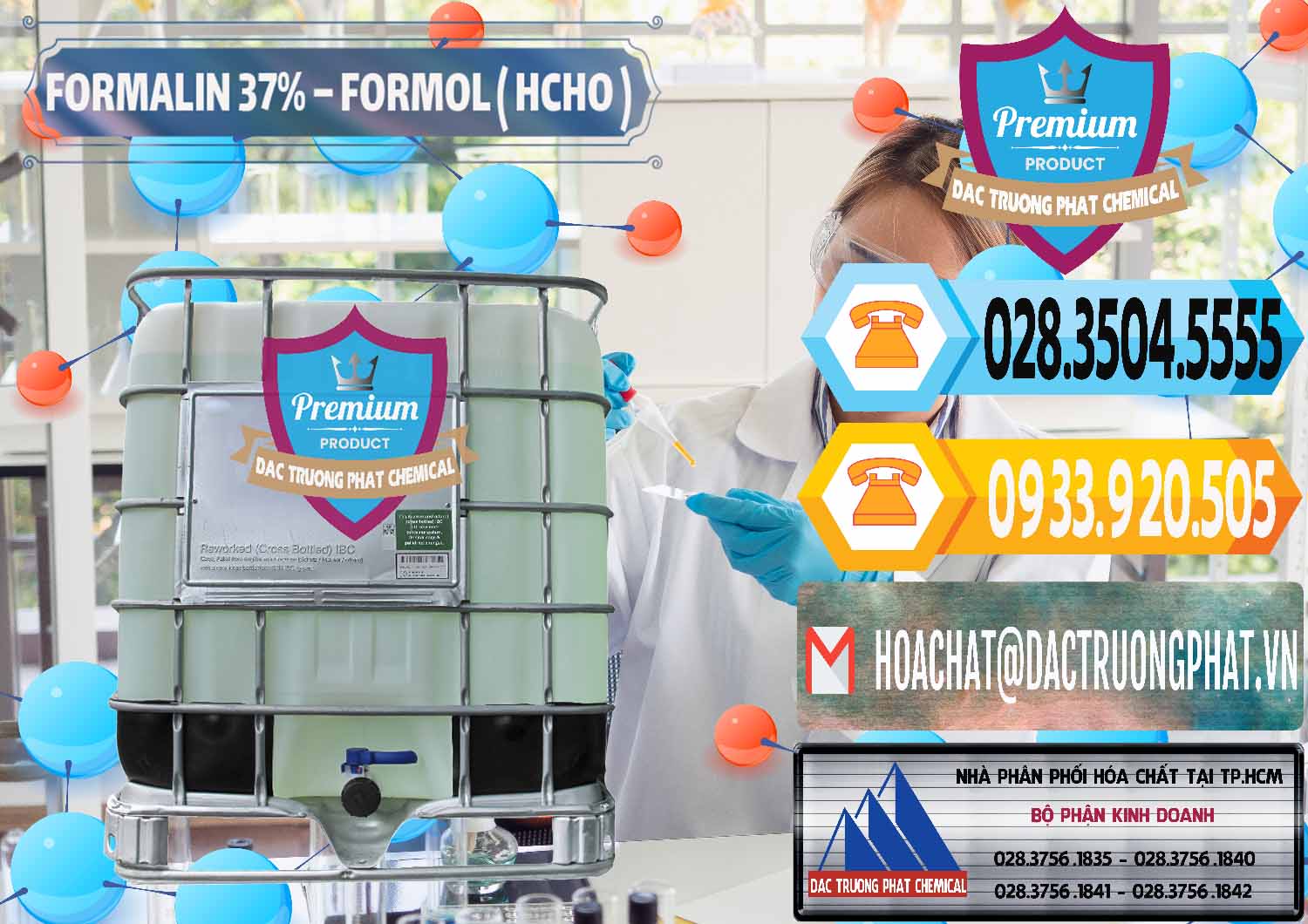 Cty chuyên bán & cung ứng Formalin - Formol ( HCHO ) 37% Việt Nam - 0187 - Đơn vị cung ứng & bán hóa chất tại TP.HCM - hoachattayrua.net