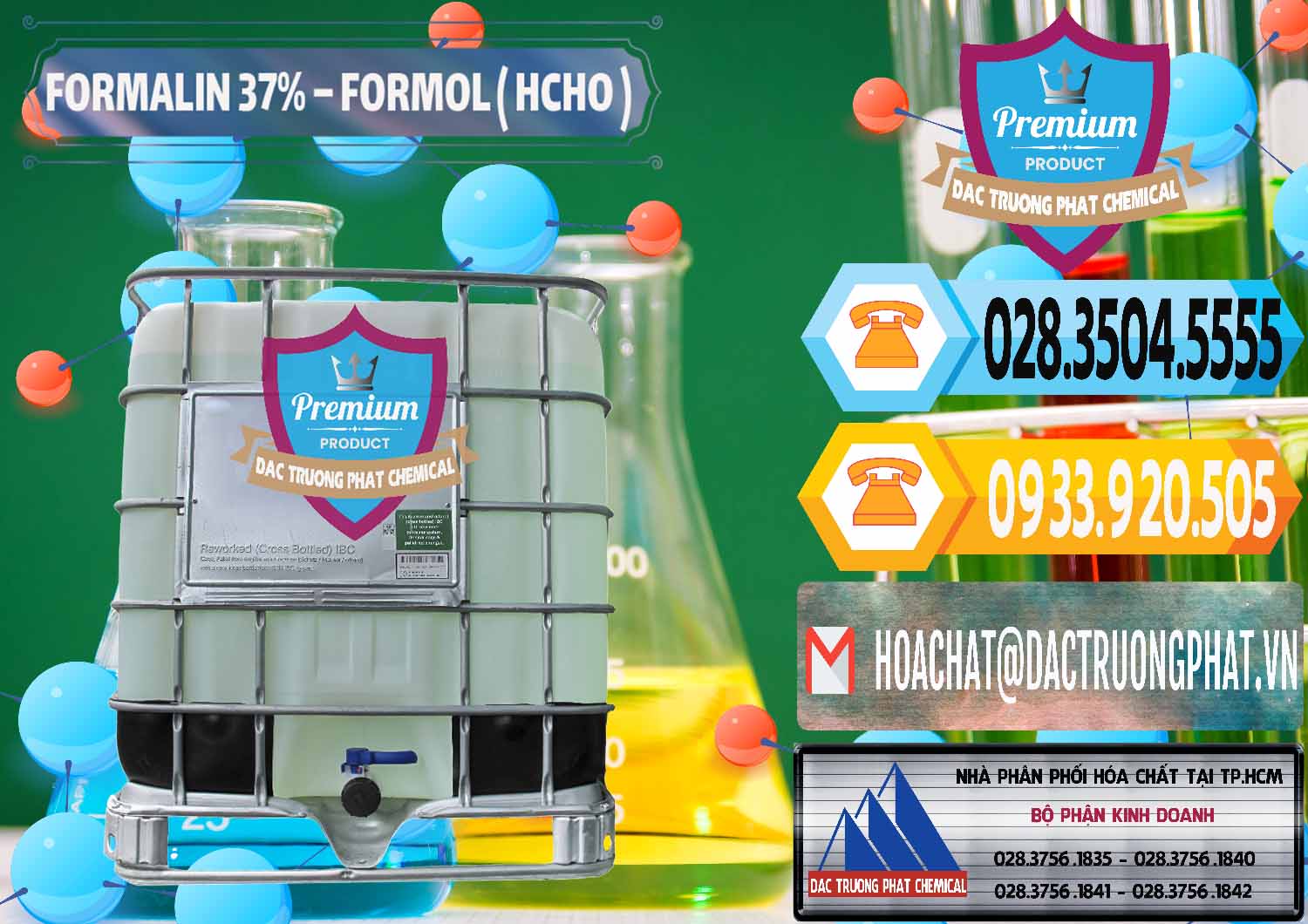 Đơn vị bán - cung ứng Formalin - Formol ( HCHO ) 37% Việt Nam - 0187 - Chuyên cung cấp và phân phối hóa chất tại TP.HCM - hoachattayrua.net