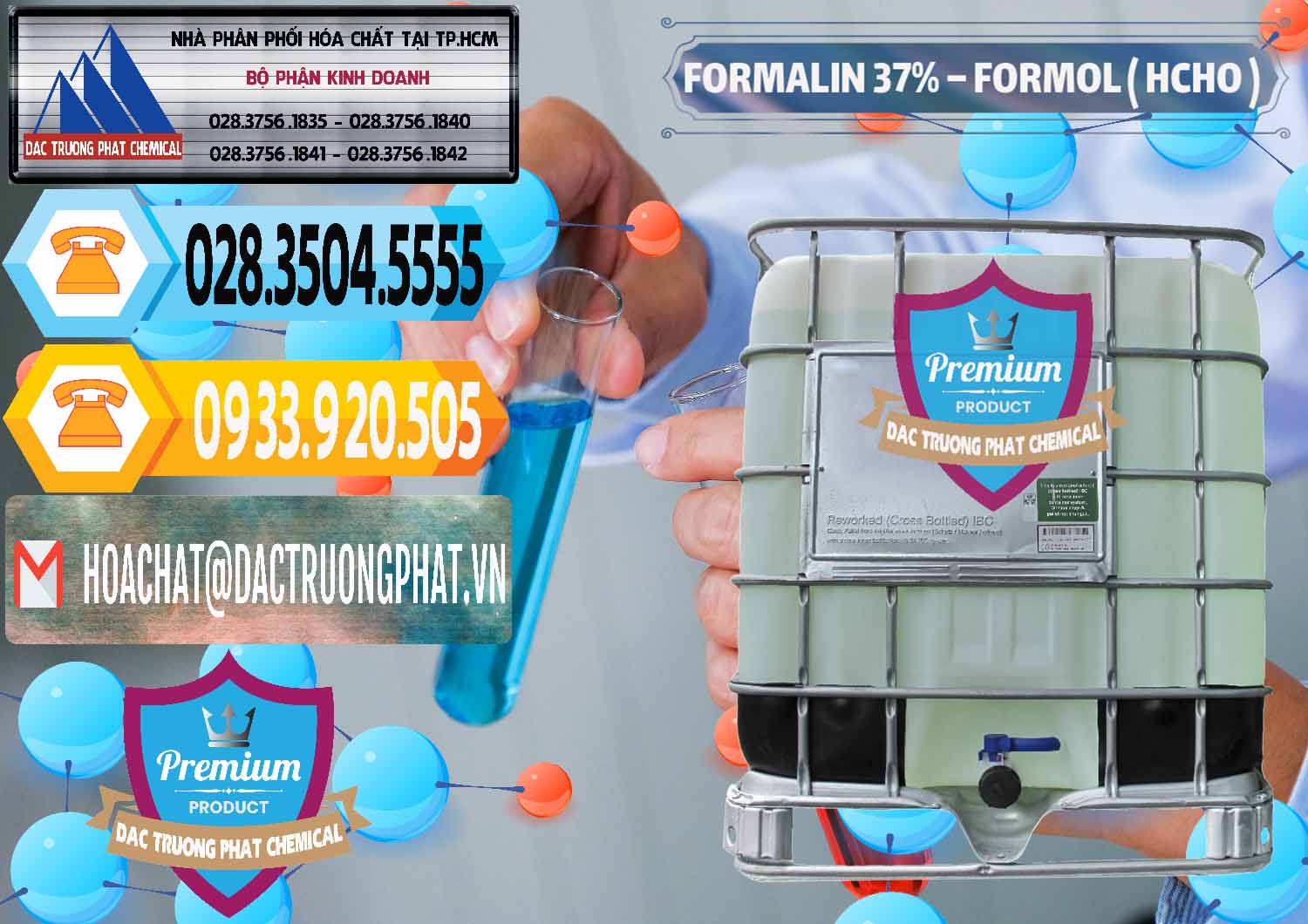 Nơi chuyên kinh doanh & phân phối Formalin - Formol ( HCHO ) 37% Việt Nam - 0187 - Cty chuyên kinh doanh ( bán ) hóa chất tại TP.HCM - hoachattayrua.net