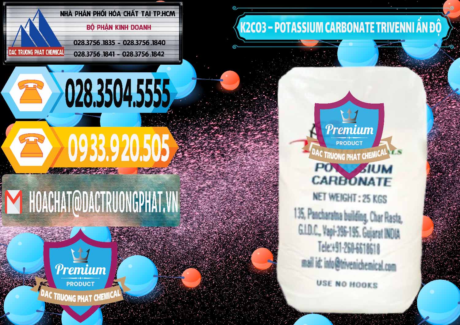 Công ty chuyên cung cấp và bán K2Co3 – Potassium Carbonate Trivenni Ấn Độ India - 0473 - Nơi phân phối và cung cấp hóa chất tại TP.HCM - hoachattayrua.net