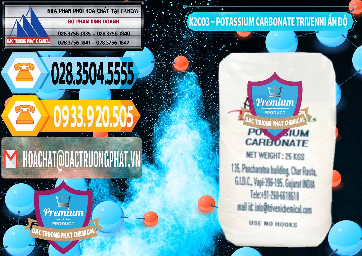 Công ty bán & cung cấp K2Co3 – Potassium Carbonate Trivenni Ấn Độ India - 0473 - Cung cấp - phân phối hóa chất tại TP.HCM - hoachattayrua.net