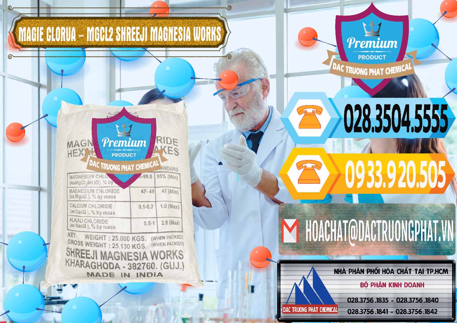 Chuyên phân phối - bán Magie Clorua – MGCL2 Dạng Vảy Shreeji Magnesia Works Ấn Độ India - 0285 - Công ty phân phối ( bán ) hóa chất tại TP.HCM - hoachattayrua.net
