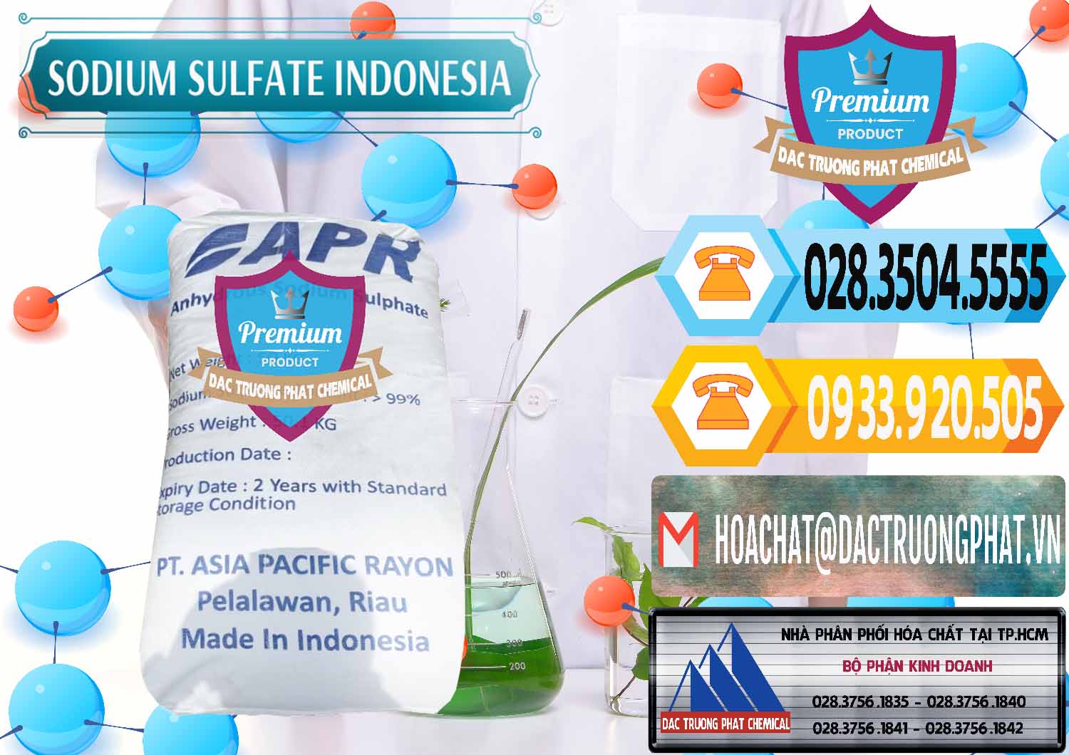 Công ty kinh doanh _ bán Sodium Sulphate - Muối Sunfat Na2SO4 APR Indonesia - 0460 - Cty chuyên cung cấp _ kinh doanh hóa chất tại TP.HCM - hoachattayrua.net