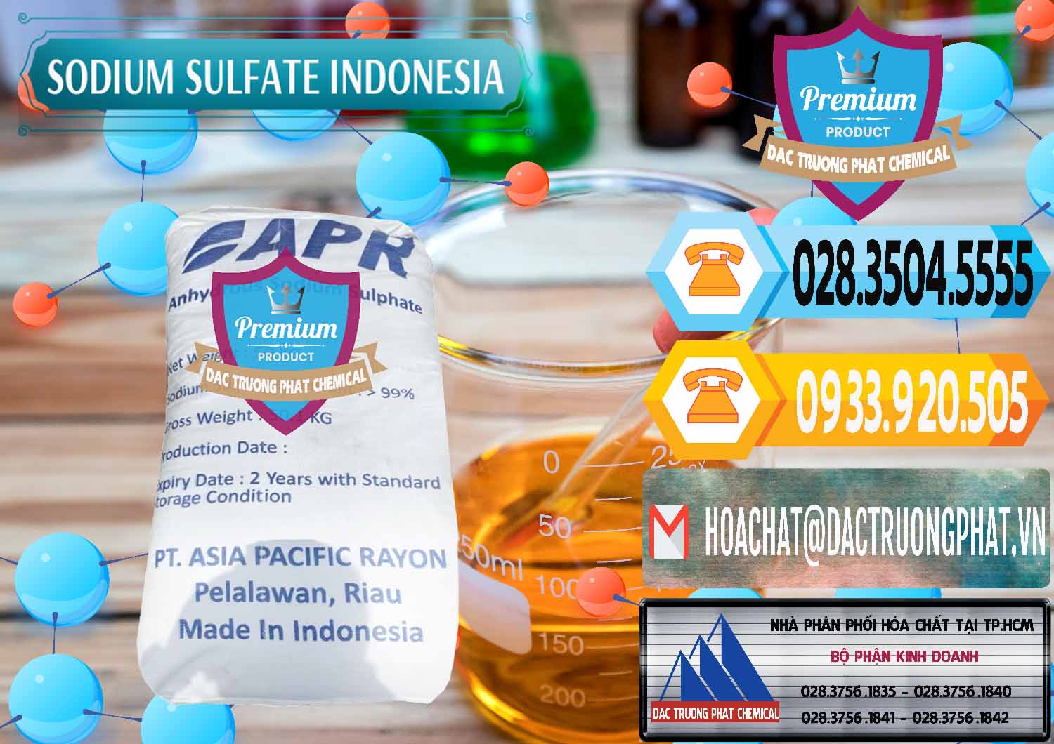 Cty cung ứng ( bán ) Sodium Sulphate - Muối Sunfat Na2SO4 APR Indonesia - 0460 - Nhà cung cấp và kinh doanh hóa chất tại TP.HCM - hoachattayrua.net