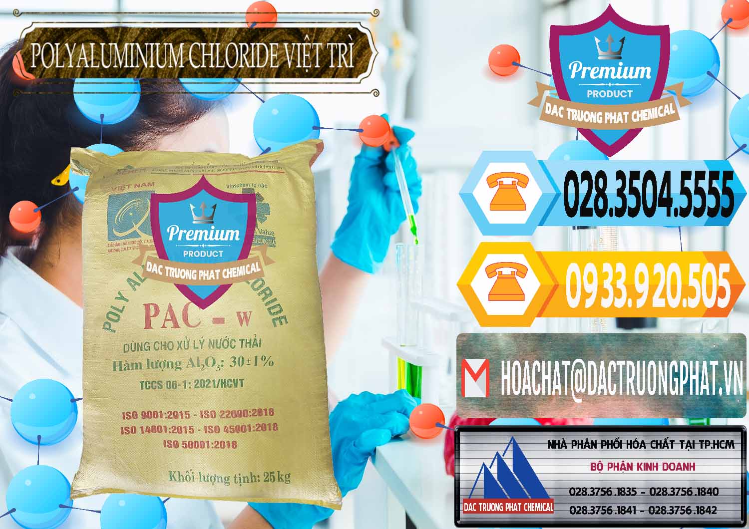 Nơi chuyên kinh doanh và cung cấp PAC - Polyaluminium Chloride Việt Trì Việt Nam - 0487 - Cty cung cấp - bán hóa chất tại TP.HCM - hoachattayrua.net