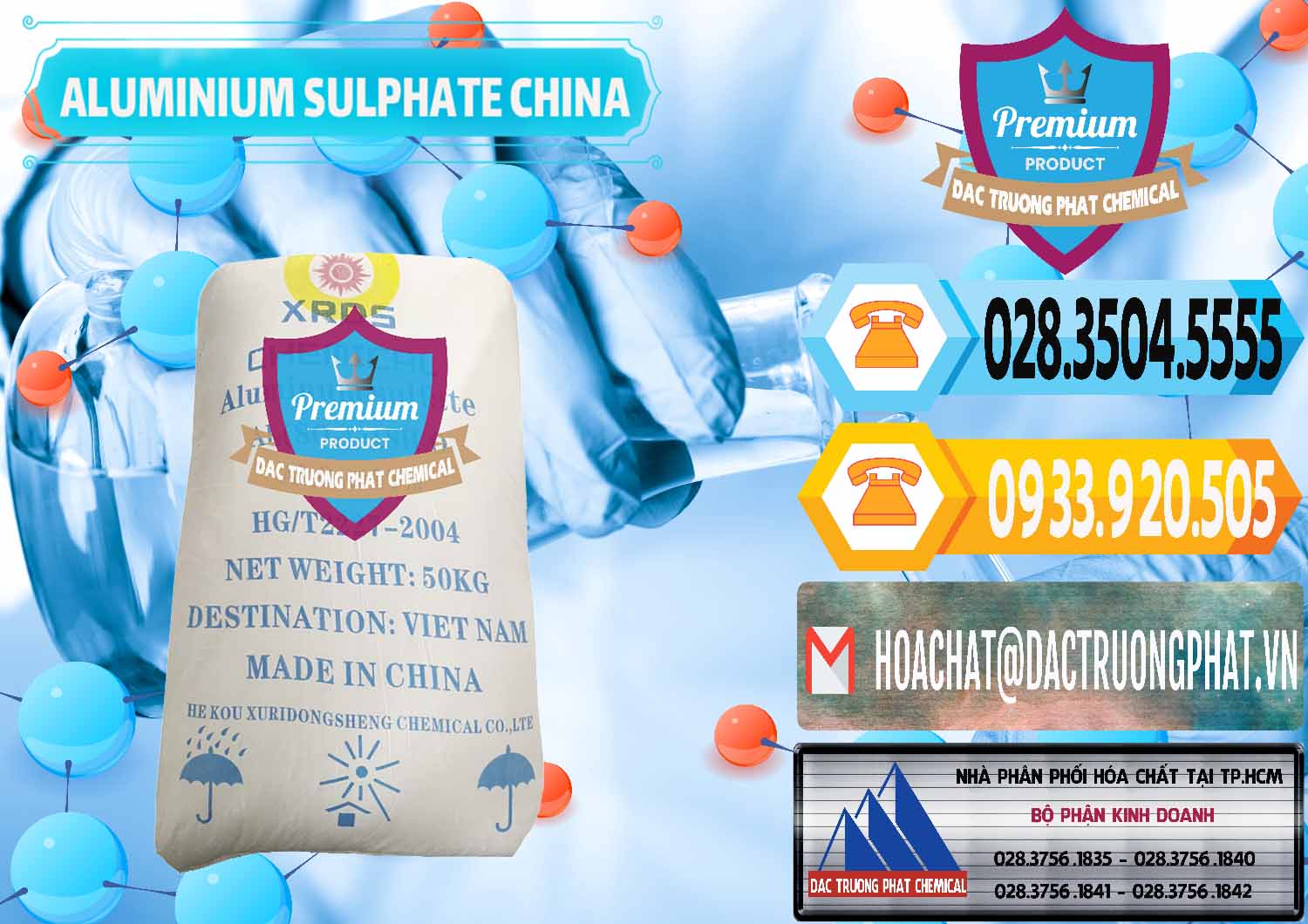 Công ty nhập khẩu - bán Phèn Nhôm - Al2(SO4)3 17% Trung Quốc China - 0464 - Nhà phân phối - nhập khẩu hóa chất tại TP.HCM - hoachattayrua.net