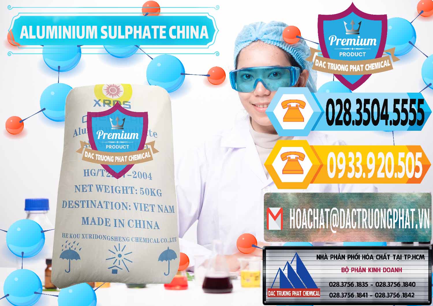 Kinh doanh - bán Phèn Nhôm - Al2(SO4)3 17% Trung Quốc China - 0464 - Đơn vị chuyên cung ứng và phân phối hóa chất tại TP.HCM - hoachattayrua.net