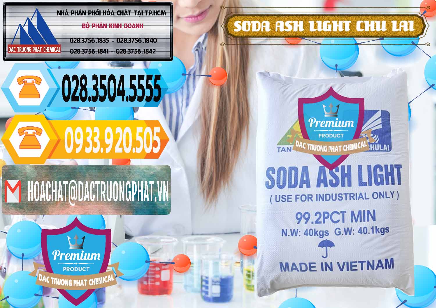 Đơn vị bán & phân phối Soda Ash Light - NA2CO3 Chu Lai Việt Nam - 0489 - Cty cung ứng & bán hóa chất tại TP.HCM - hoachattayrua.net