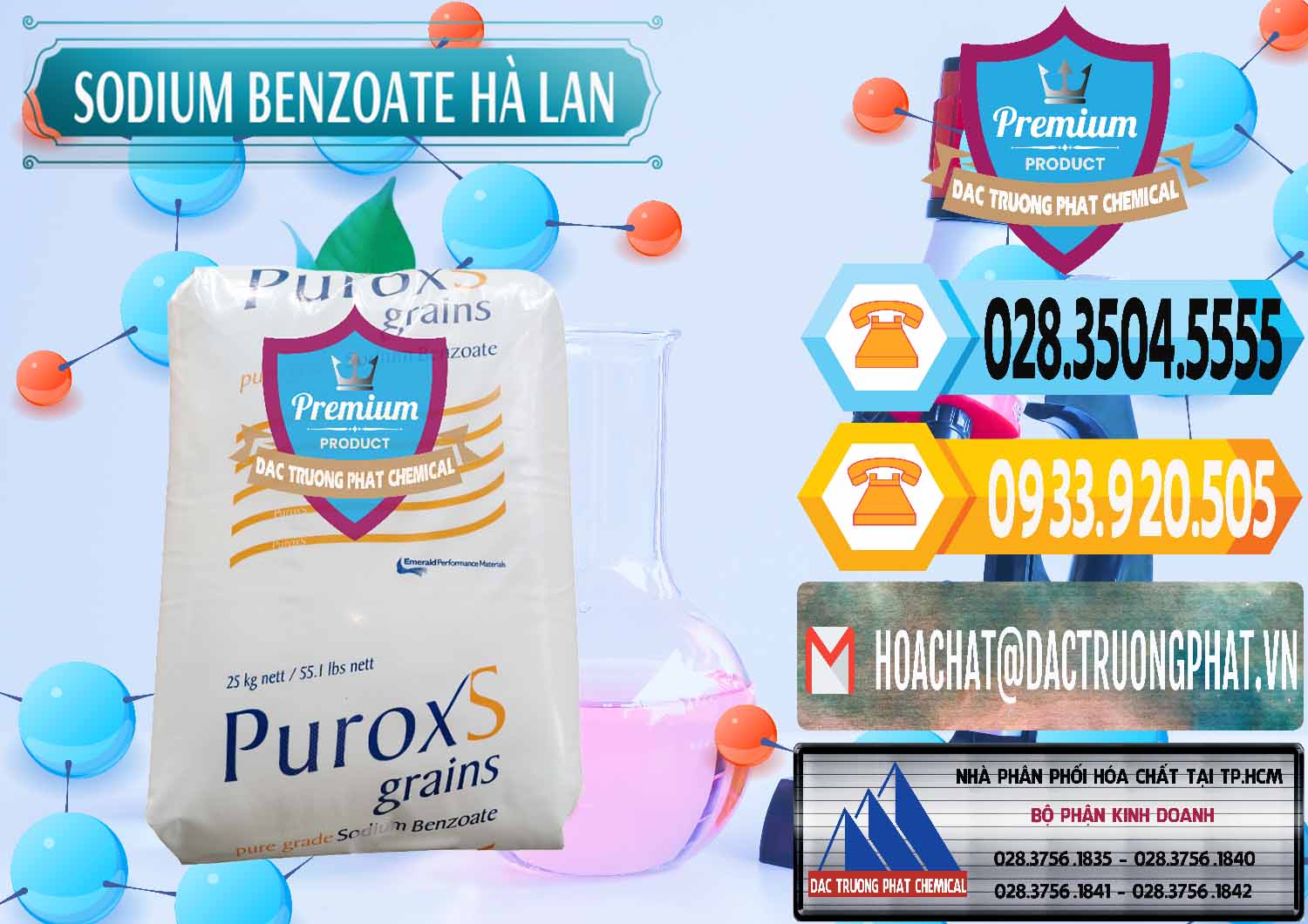 Cty chuyên cung ứng và bán Sodium Benzoate - Mốc Bột Puroxs Hà Lan Netherlands - 0467 - Cung cấp - kinh doanh hóa chất tại TP.HCM - hoachattayrua.net